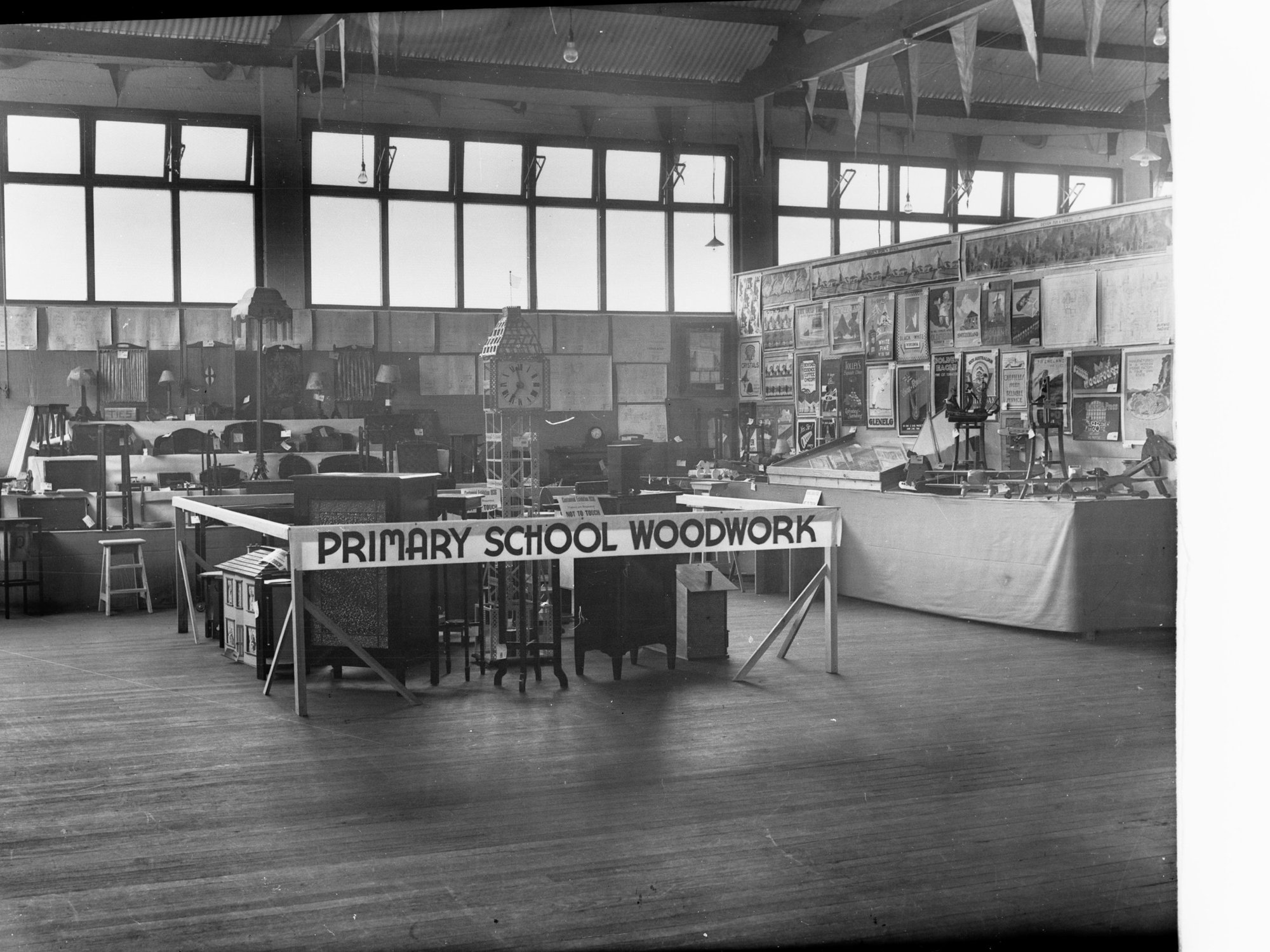 Centenary exhibition - Primary school woodwork display