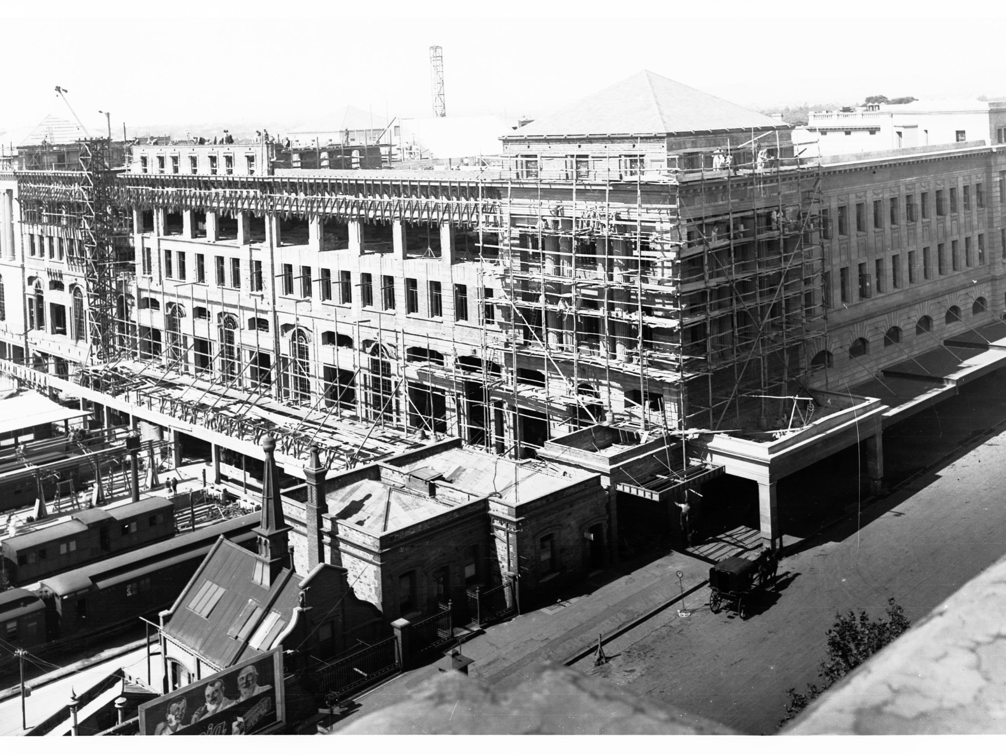 Construction Work on Adelaide Railway Station