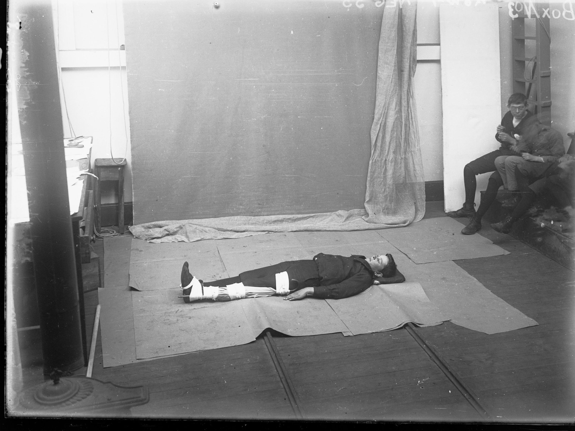 First Aid class: class conducted by Dr Rogers