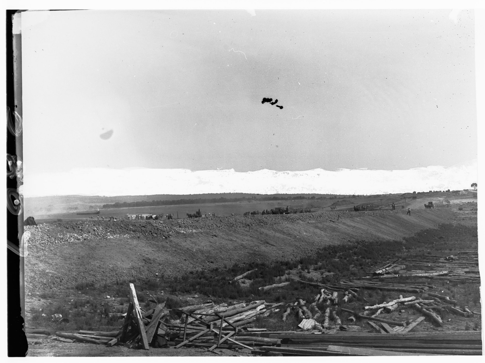 Waterworks under construction - Happy Valley