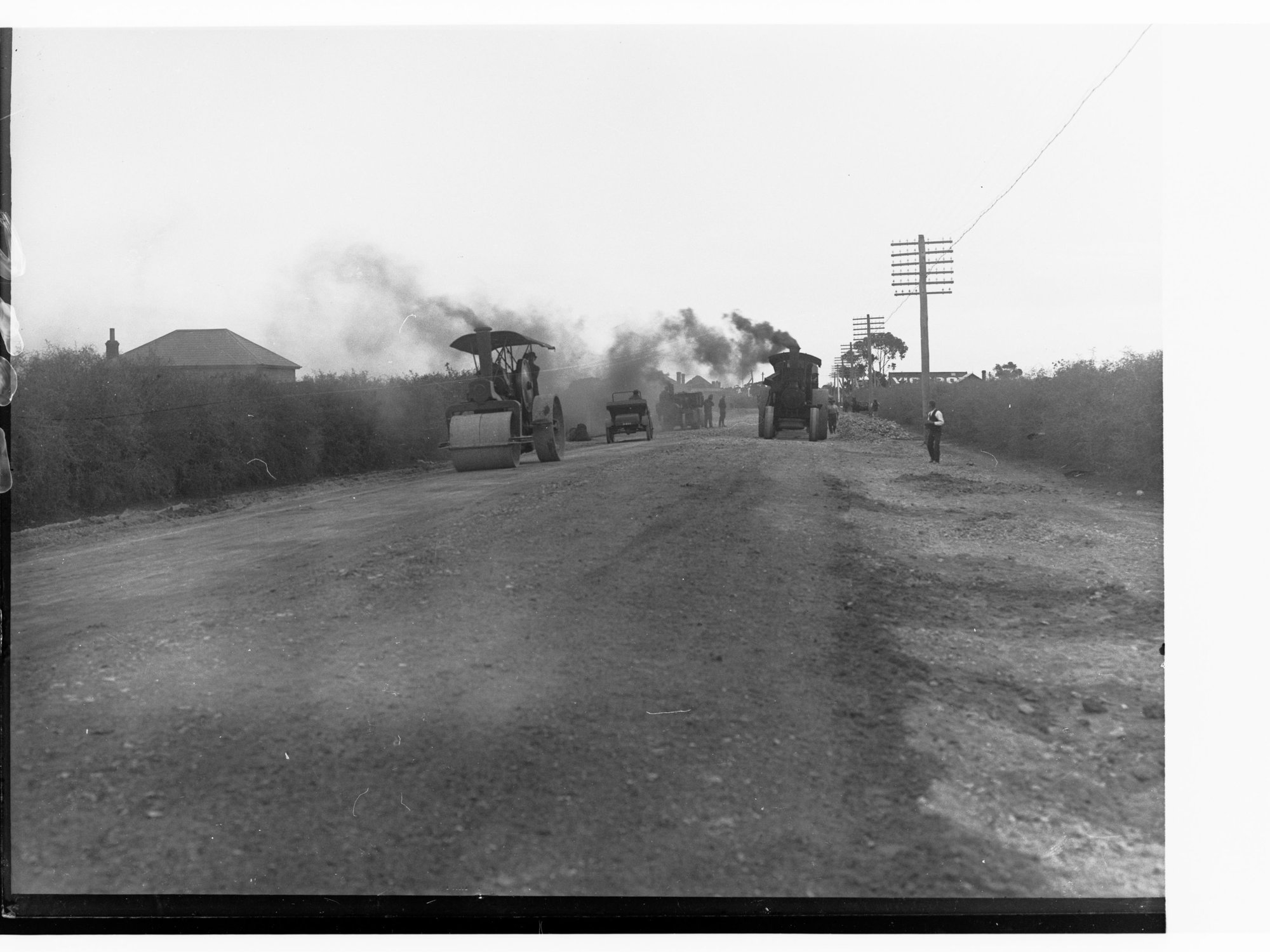 Making road at Gepps Cross