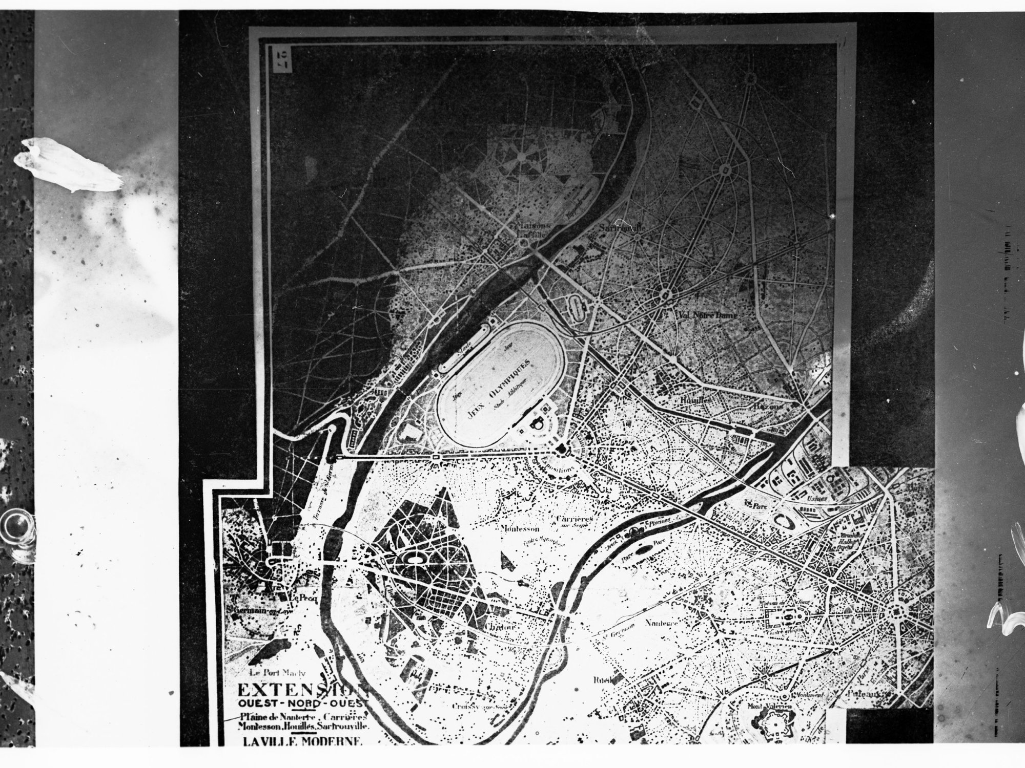 Jeux Olympiques extension quest nord quest Paris railway extension - plan