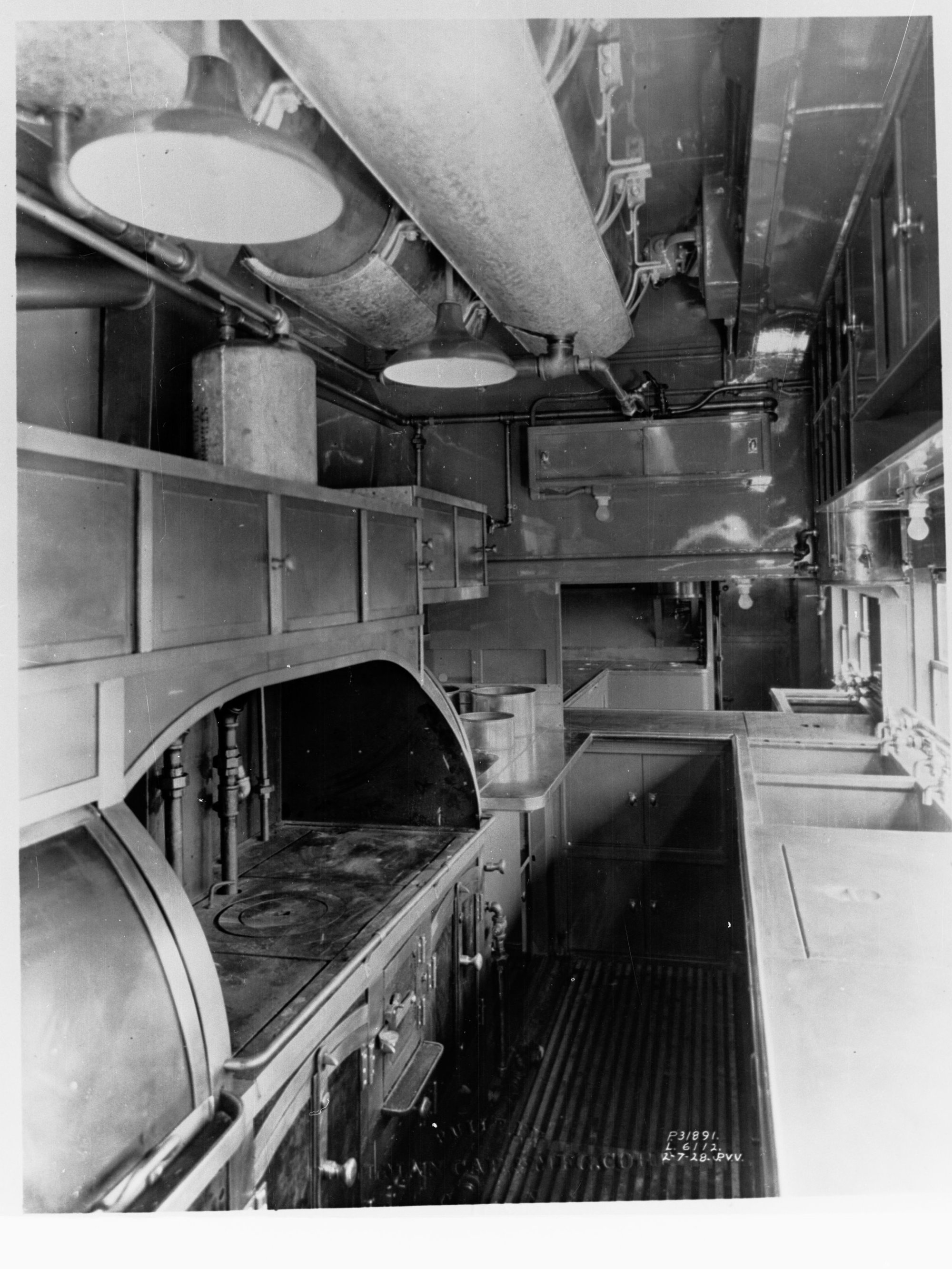 Pullman Dining Car Kitchen