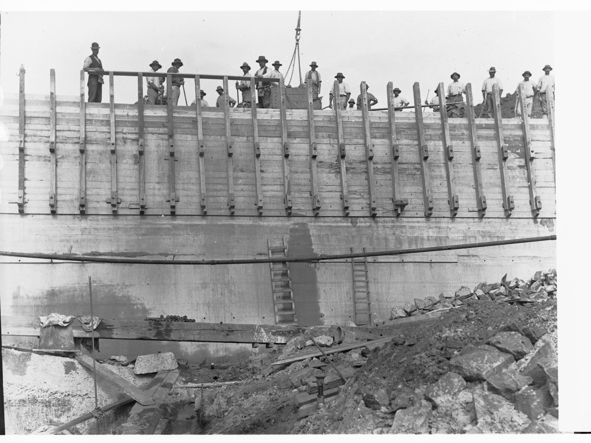 Construction of Barossa Waterworks