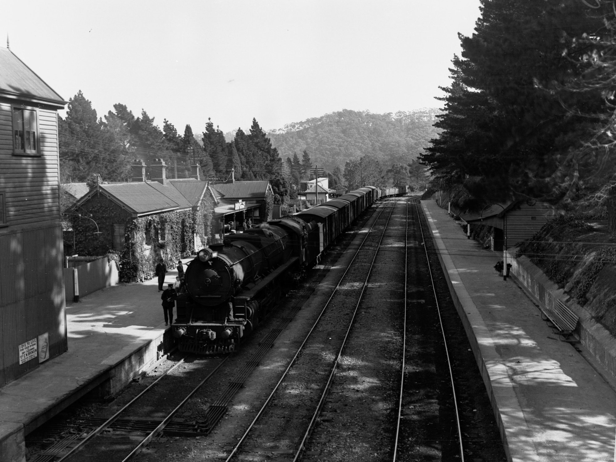 Locomotive at Mount Lofty Railway Station