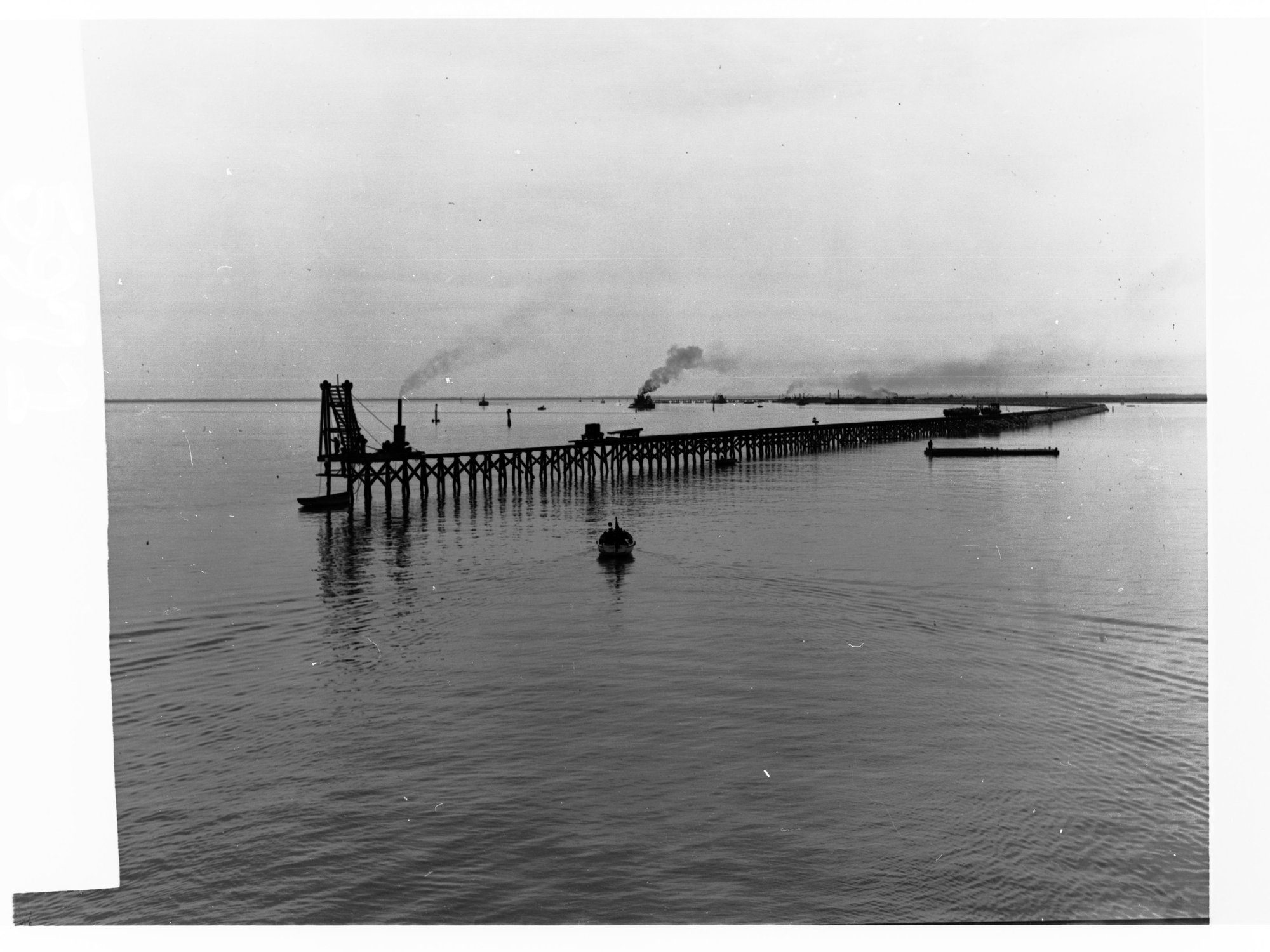 Outer Harbour Showing Breakwater