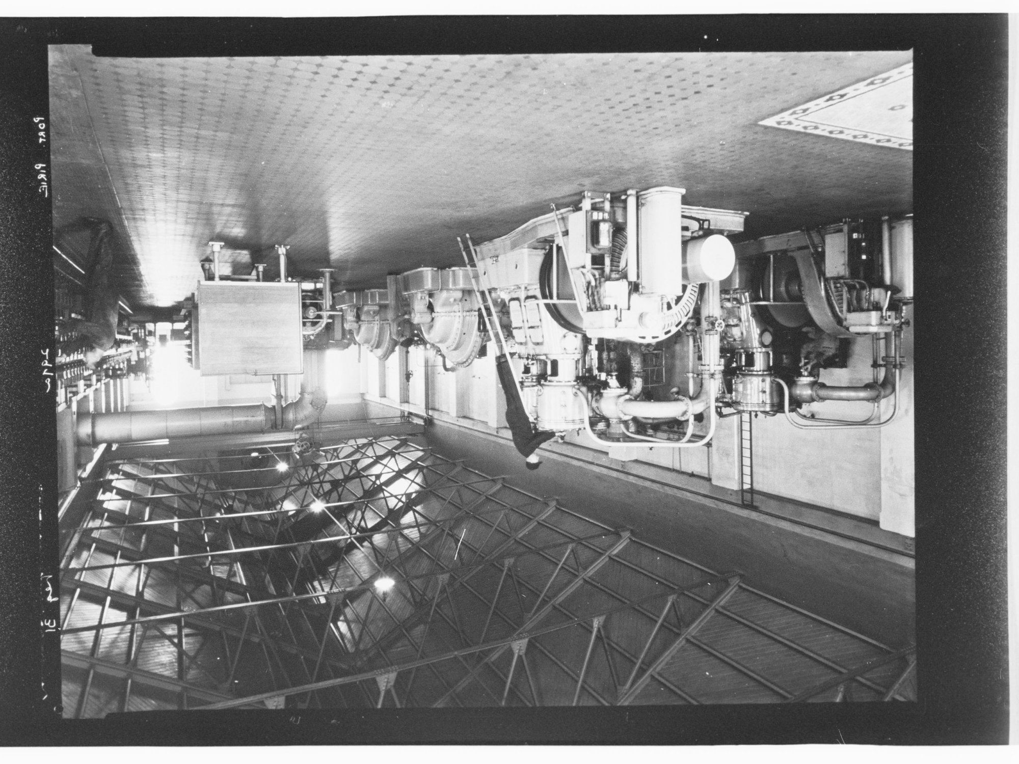Port Pirie - men working in large building on industrial equipment