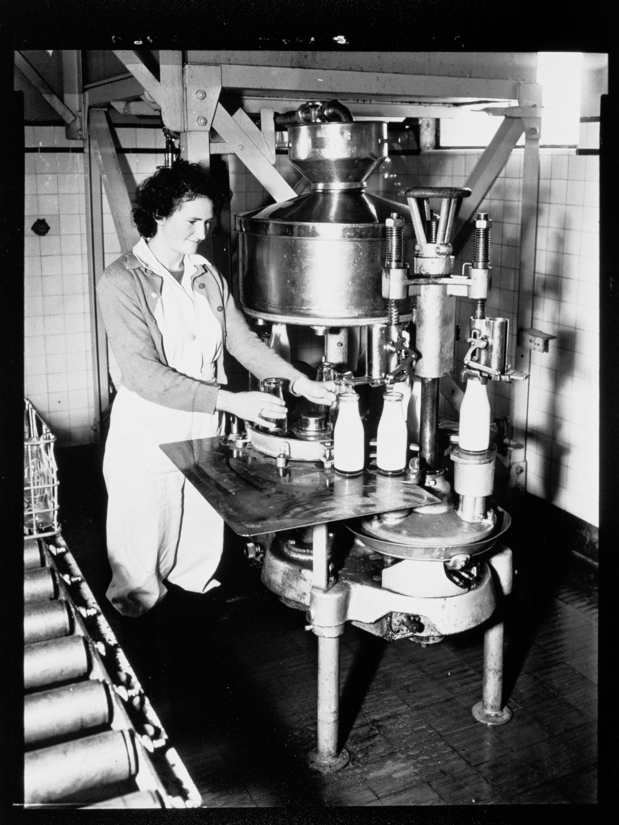 Whyalla - woman working in milk factory