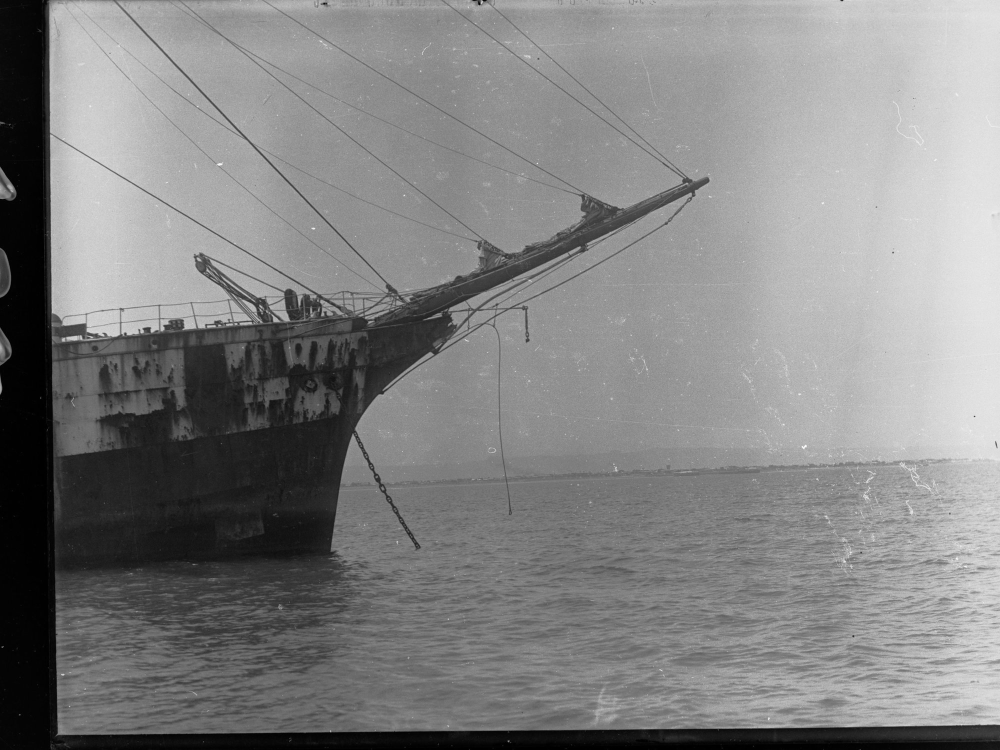 SS 'Dimsdale' after Wonga Shoal collision