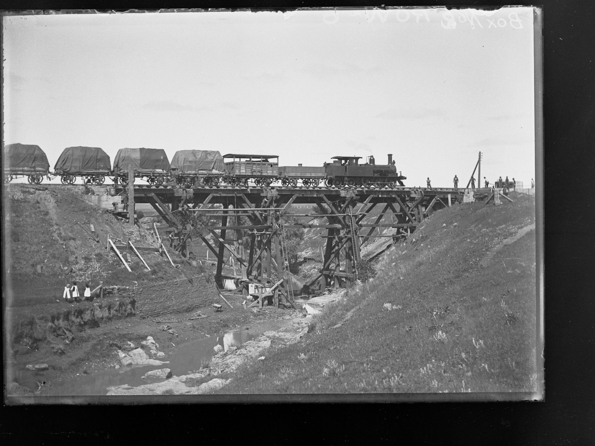 Construction of Railway Bridge over Allans Creek