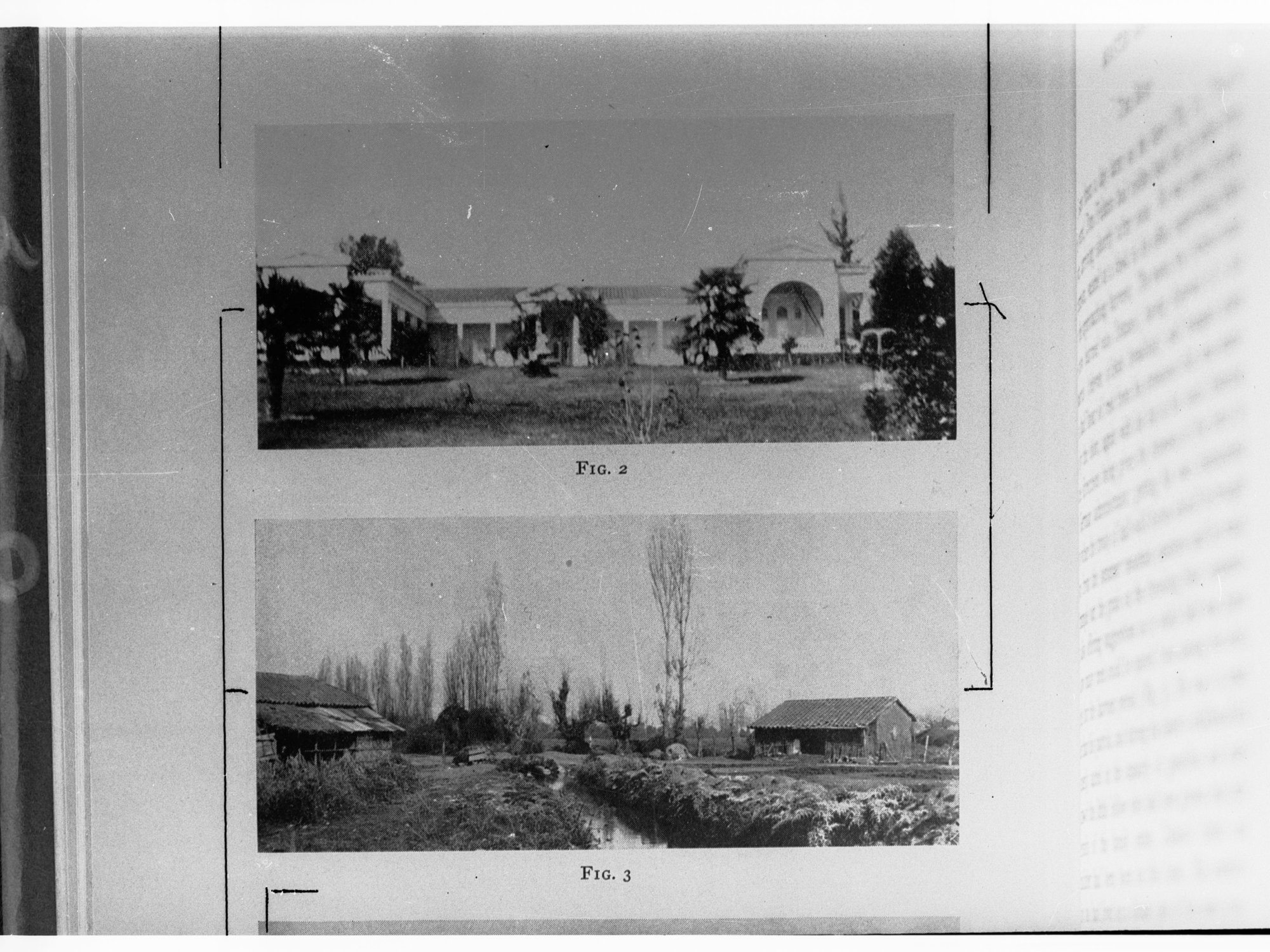 Farms in South America - two photographs