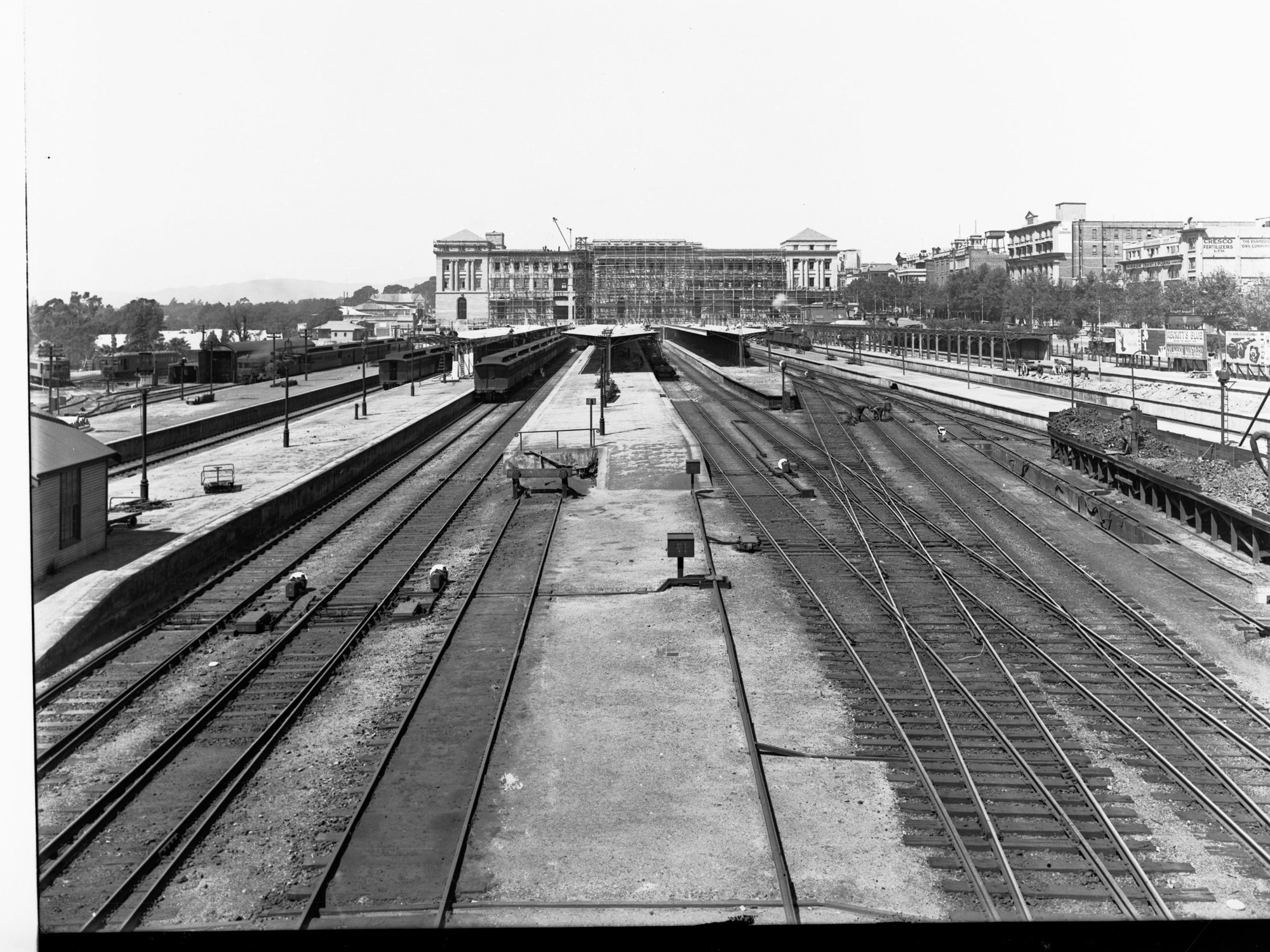 Adelaide Railway Station Under Construction