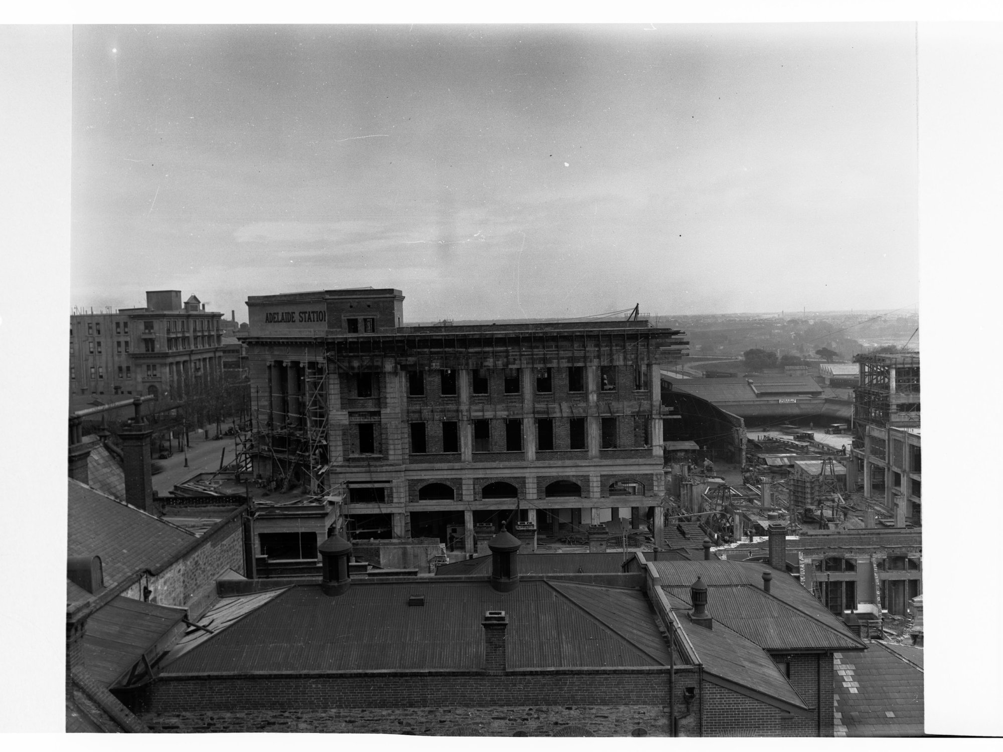 Adelaide Railway Station Under Construction
