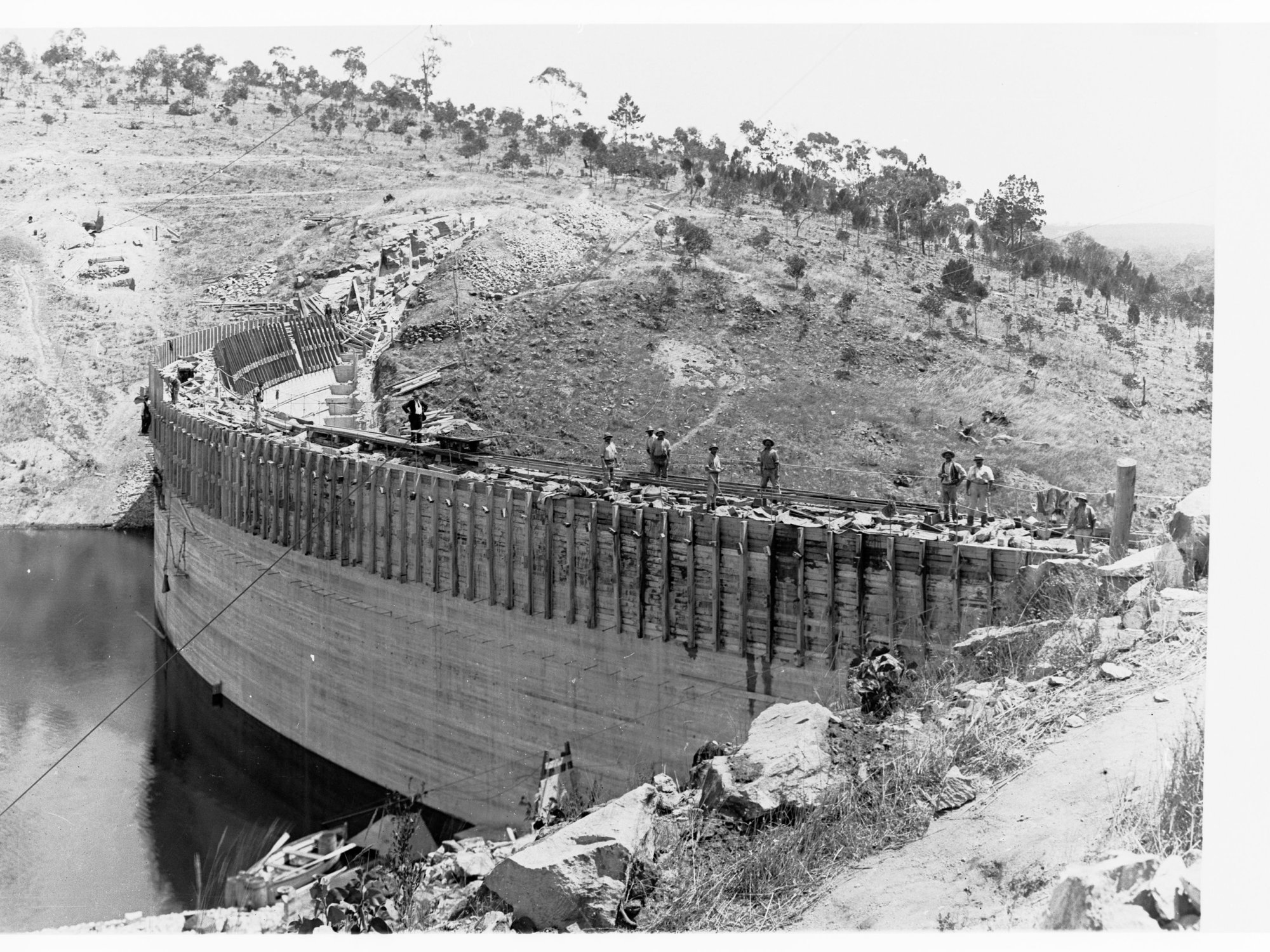 Barossa Reservoir construction