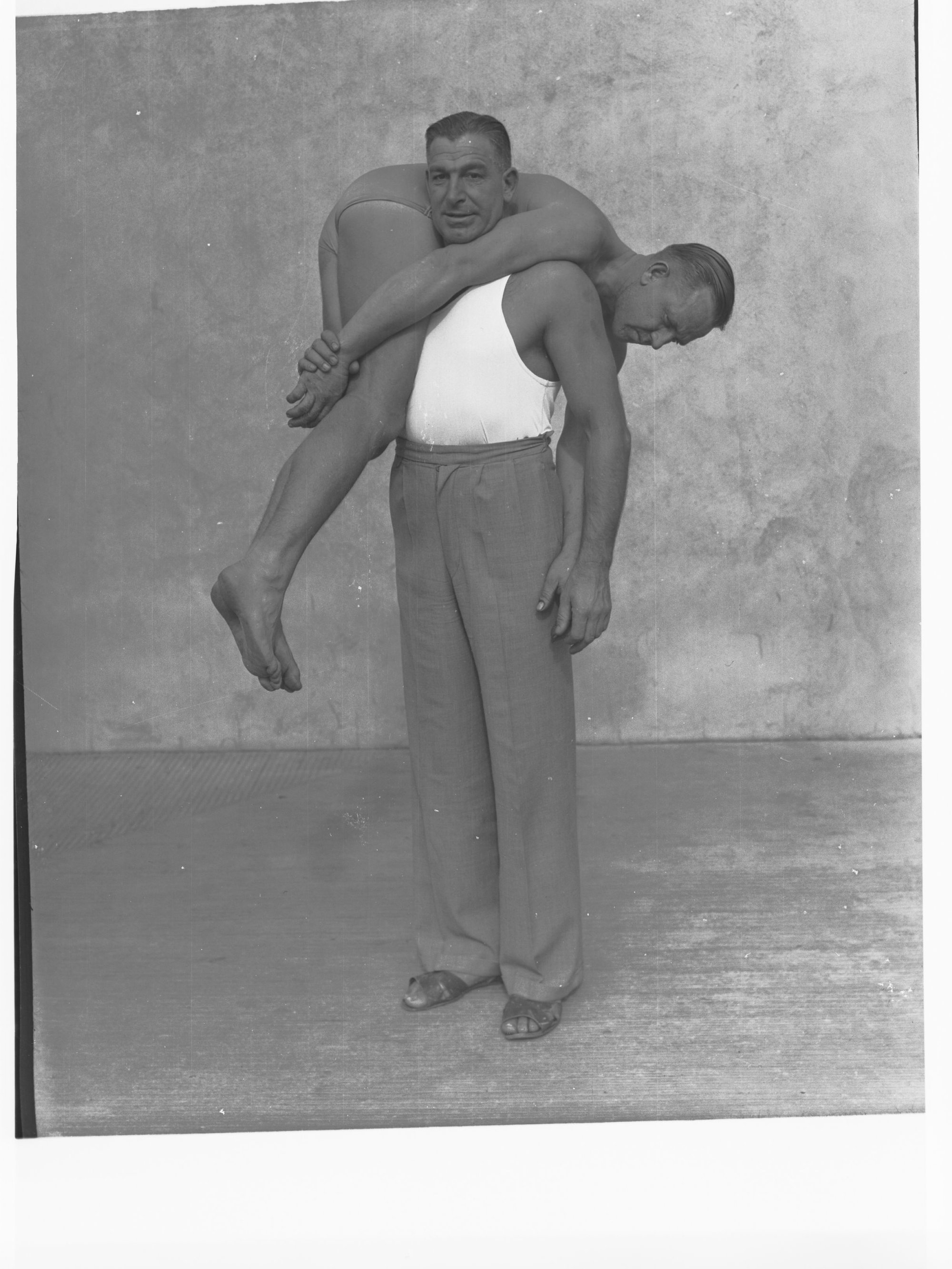Man demonstrating first aid