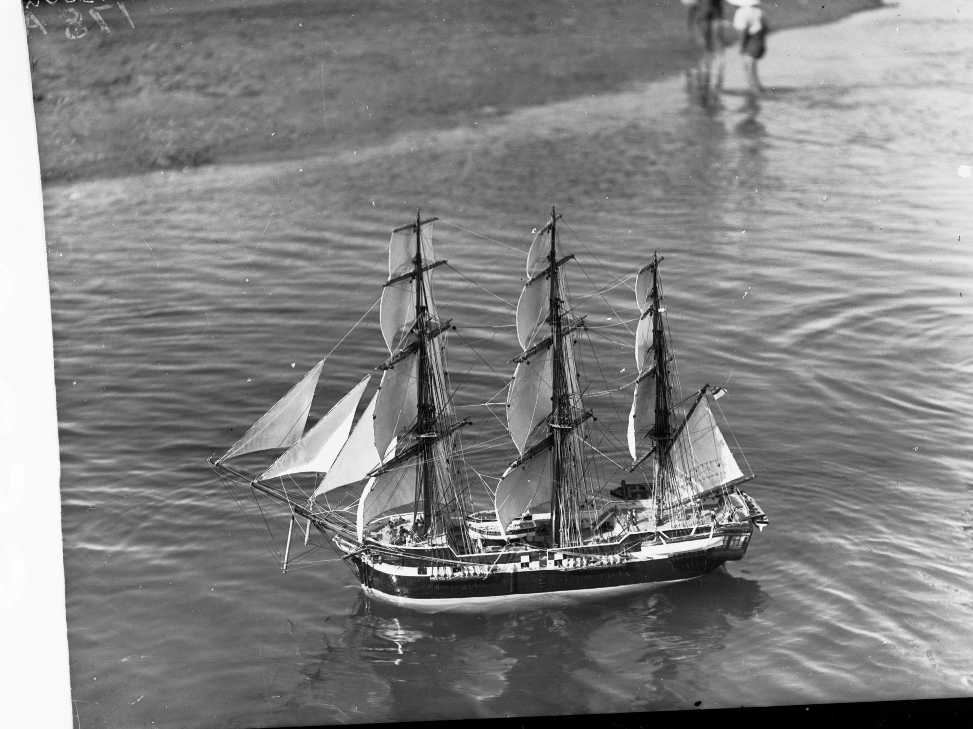 Model of the HMS Buffalo taken at Glenelg