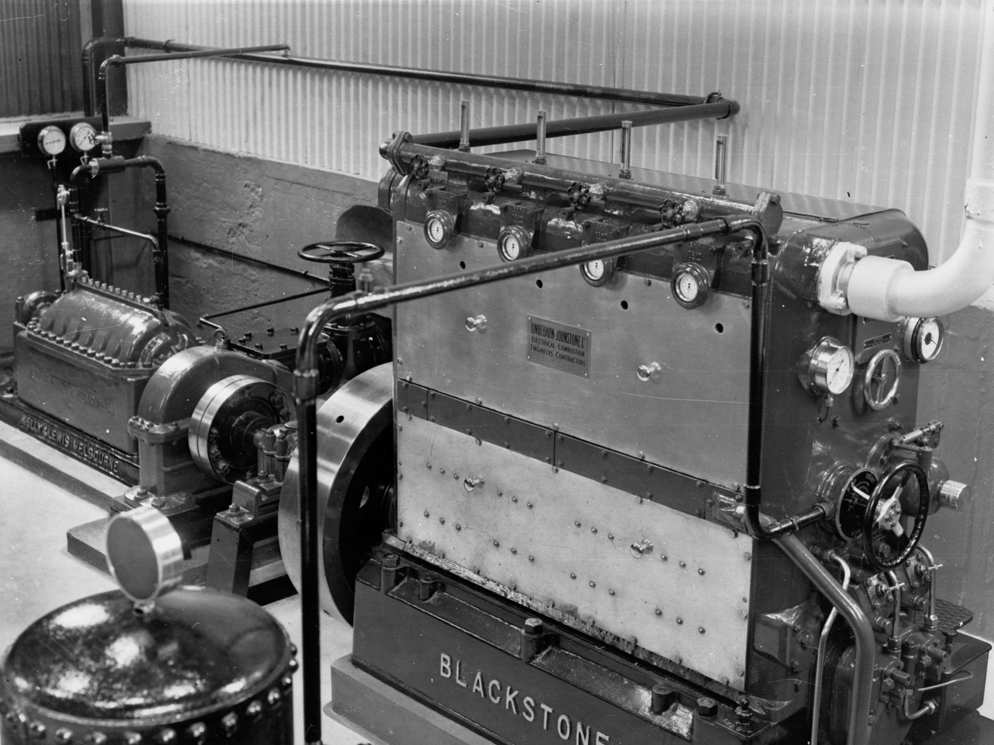 Murray Bridge pumping station machinery