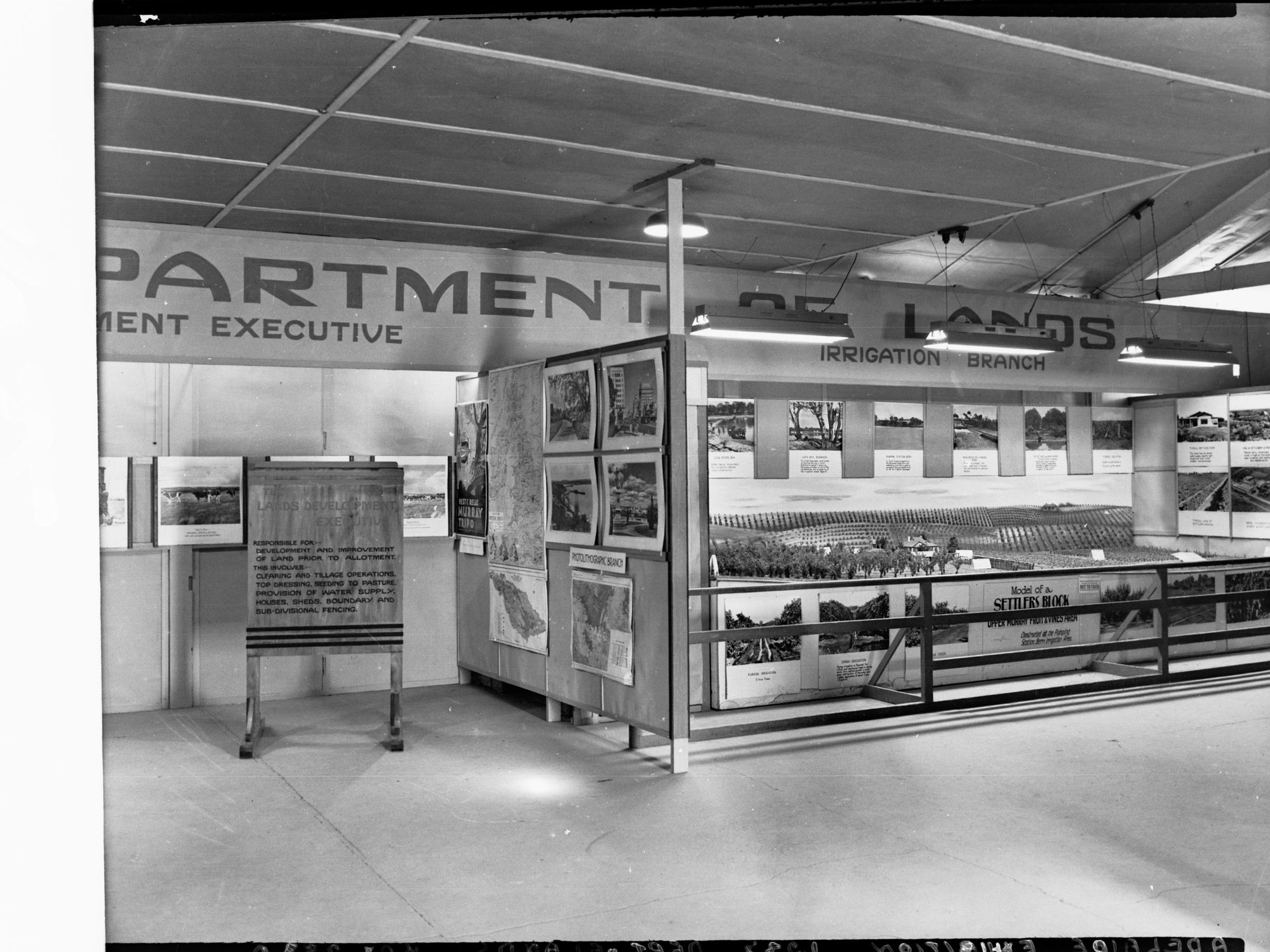 Adelaide Exhibition - Department of Lands Display - Irrigation Branch