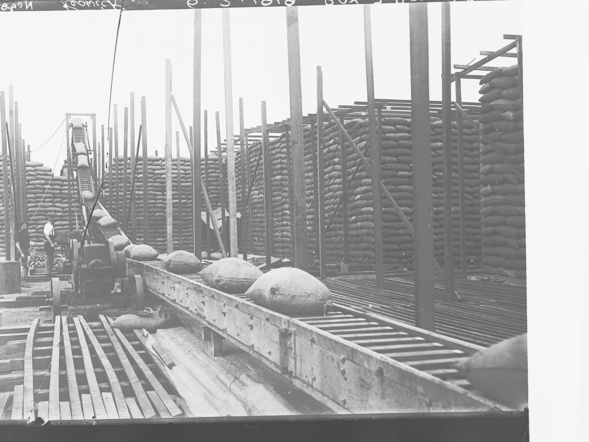 Wheat storage at Keswick - showing wheat elevator