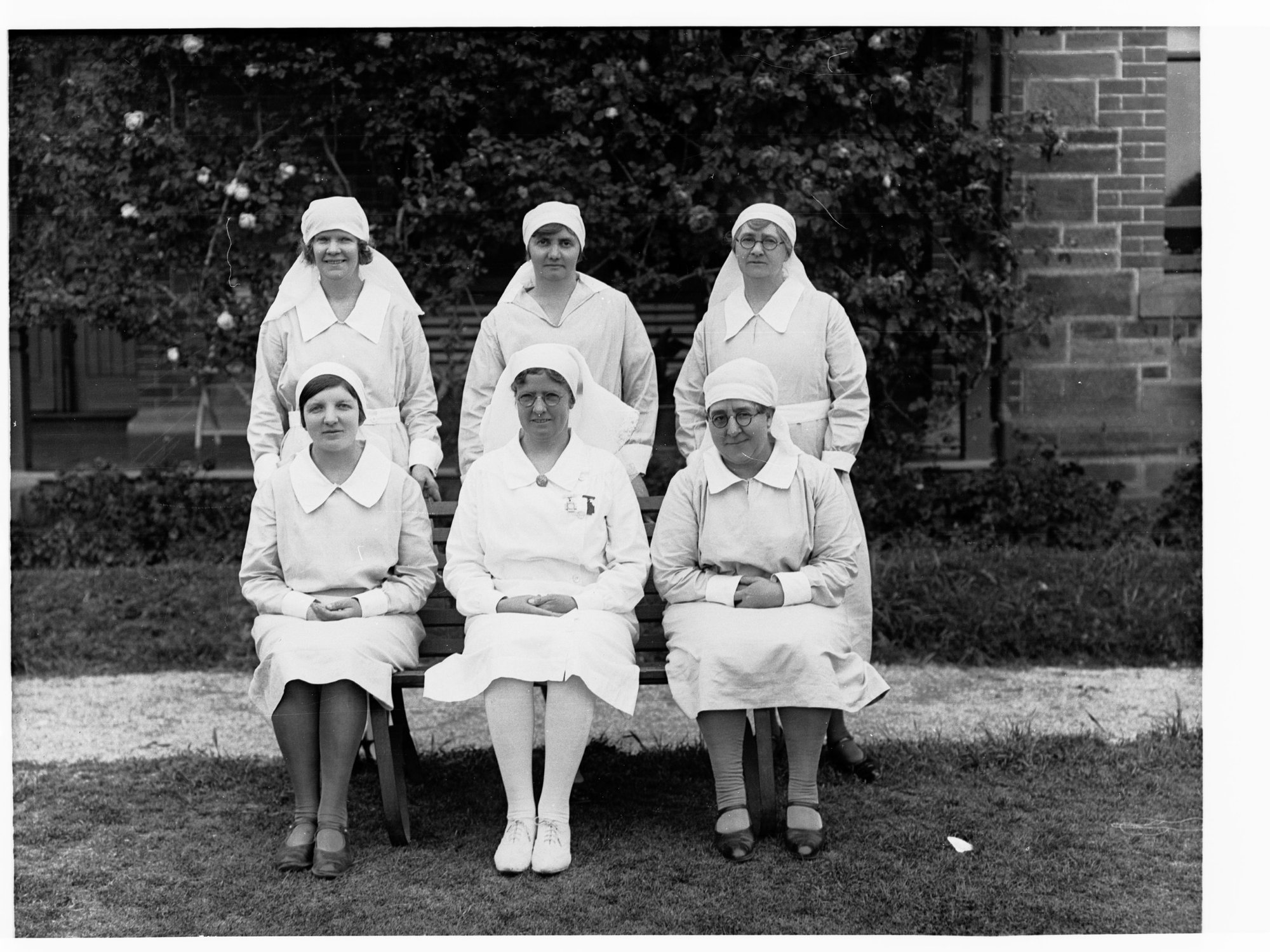 Matron and nurses at Minda Home, Brighton, c1931