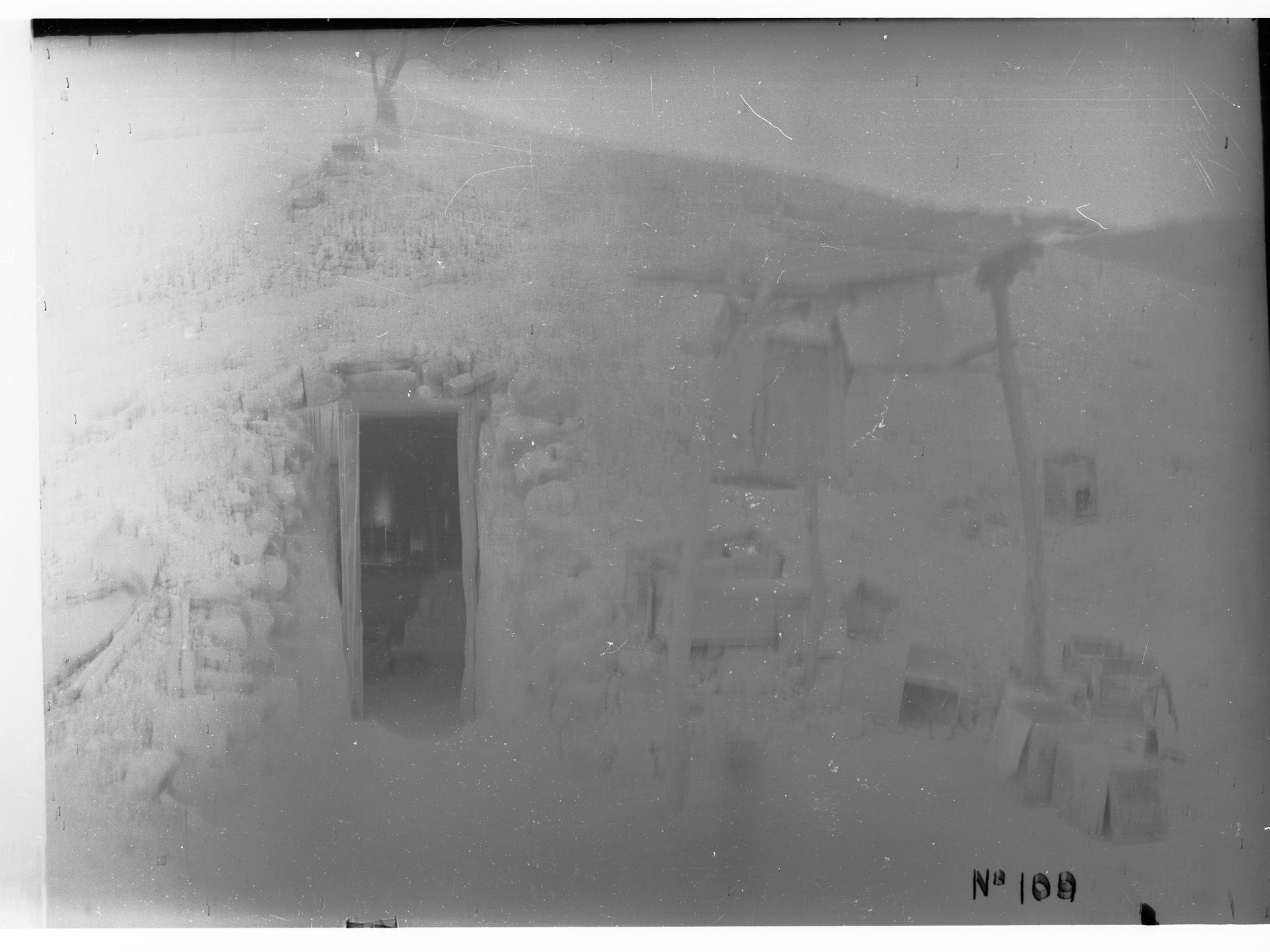 Entrance to underground house - possibly Coober Pedy