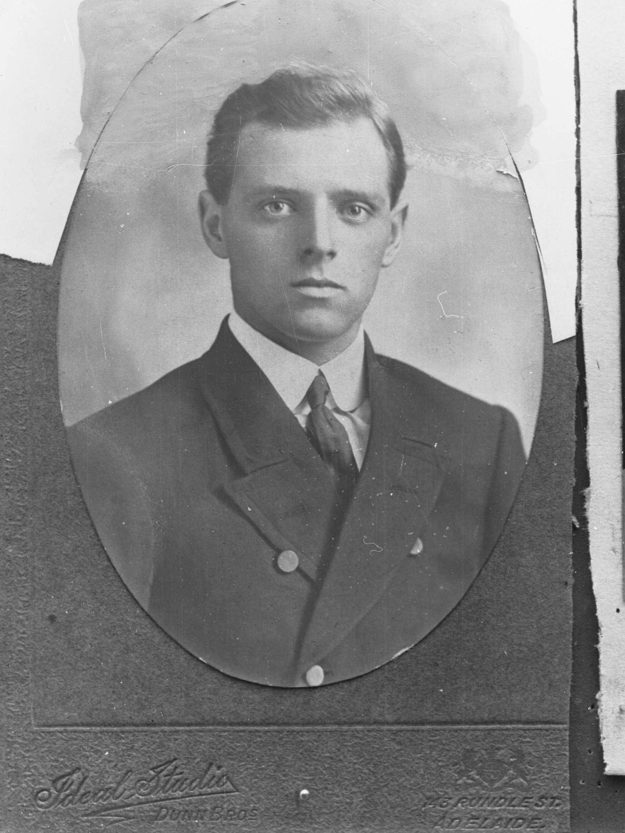 Portrait of unidentified man