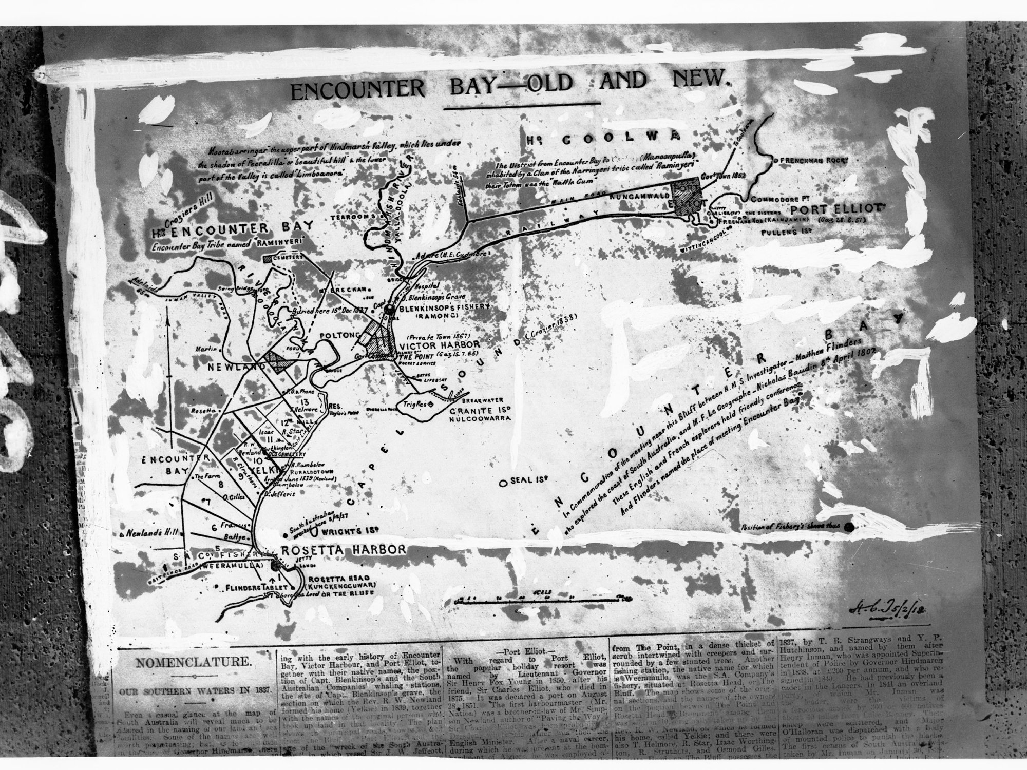Map of Encounter Bay - Old and New