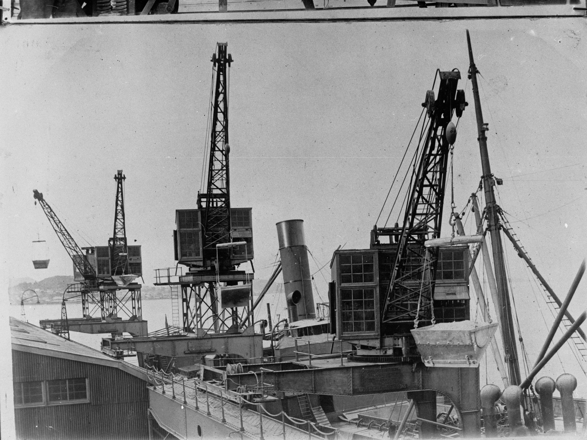 View of wharf - Harbours Board Report