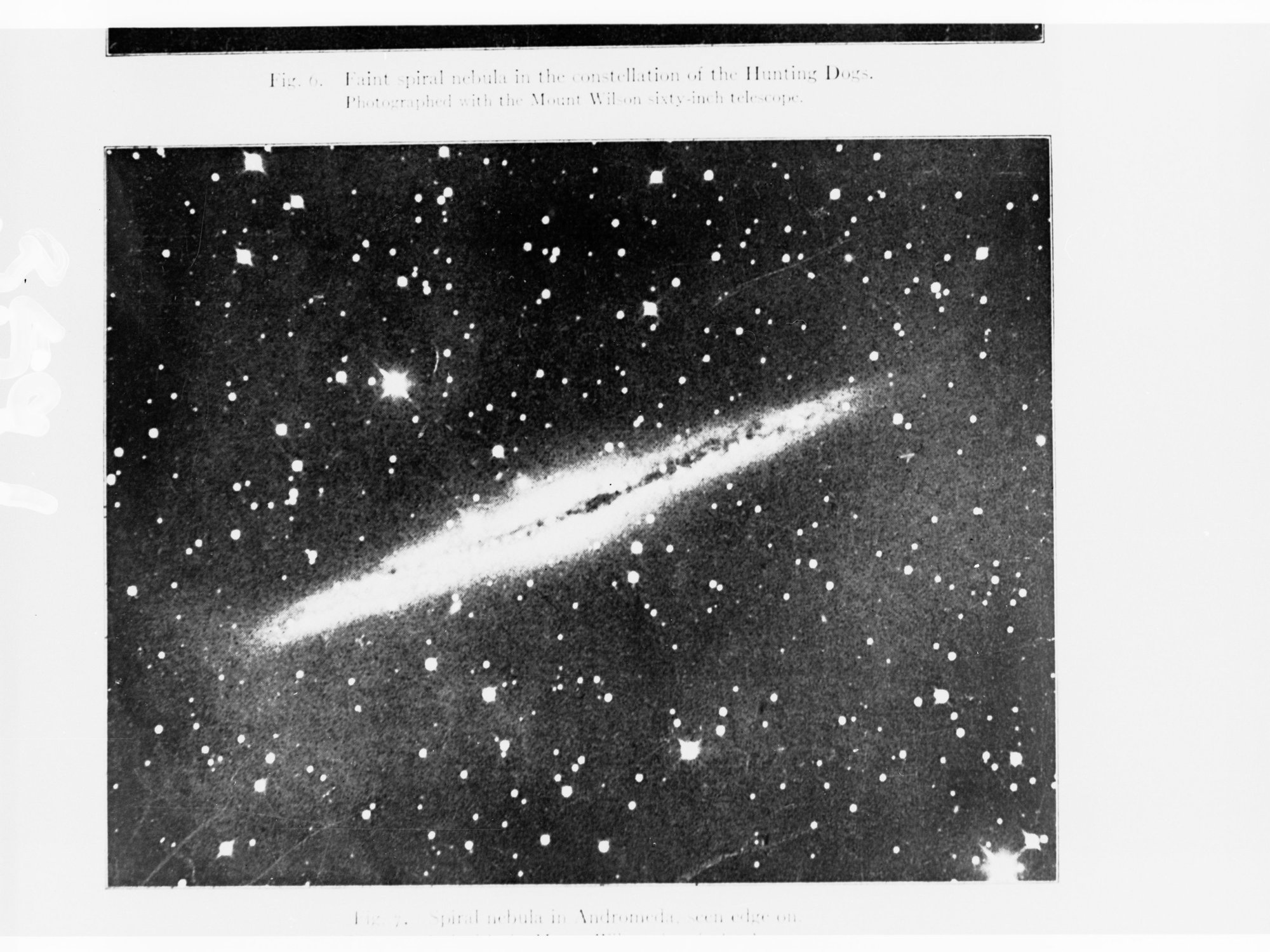 Faint spiral nebula in the constellation of the hunting dogs