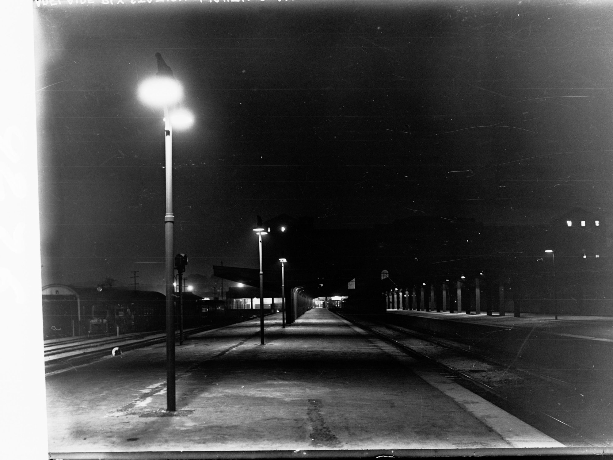 Adelaide Railway Station Lighting Method Night Time