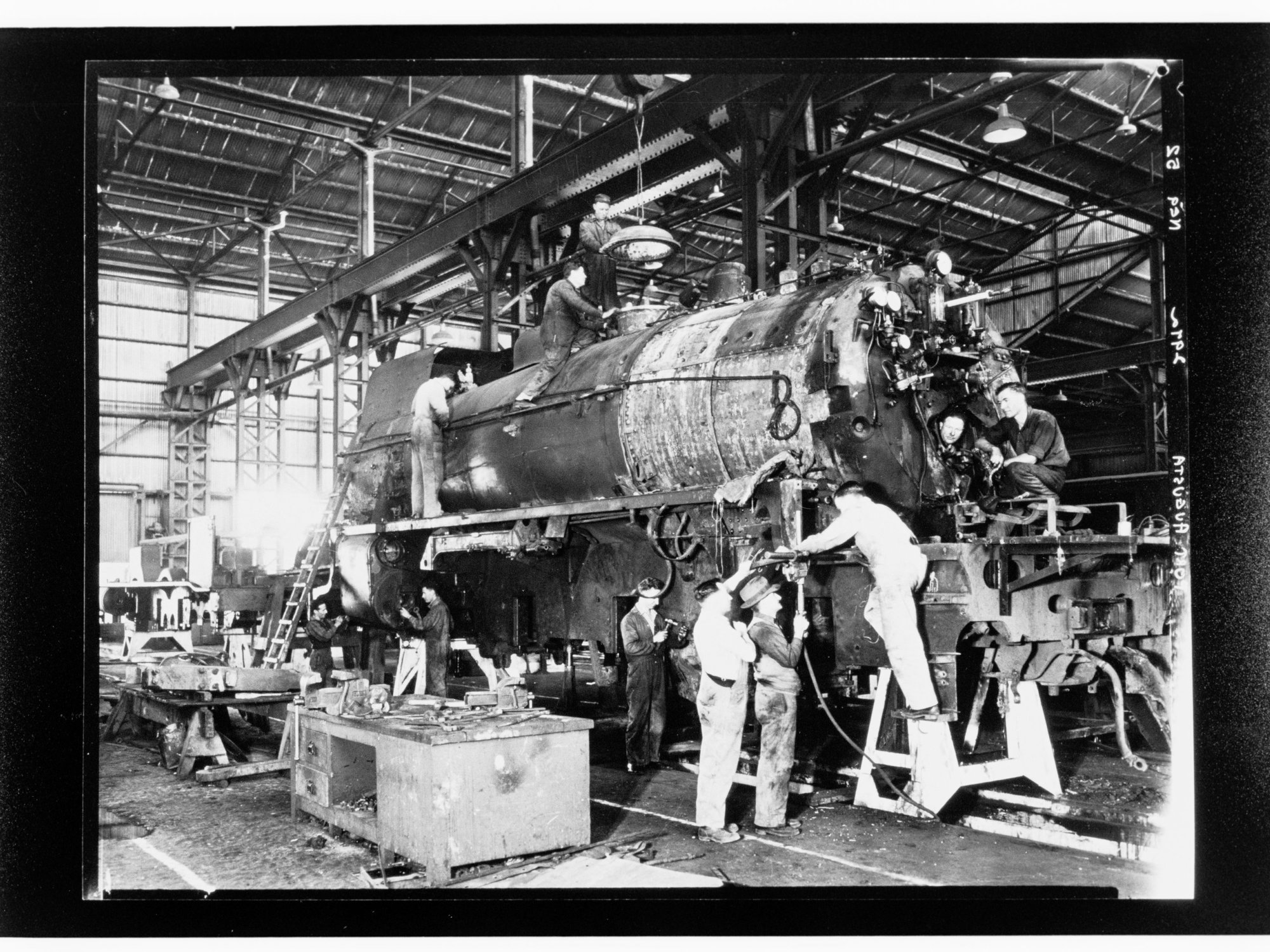Port Augusta - men using industrial equipment