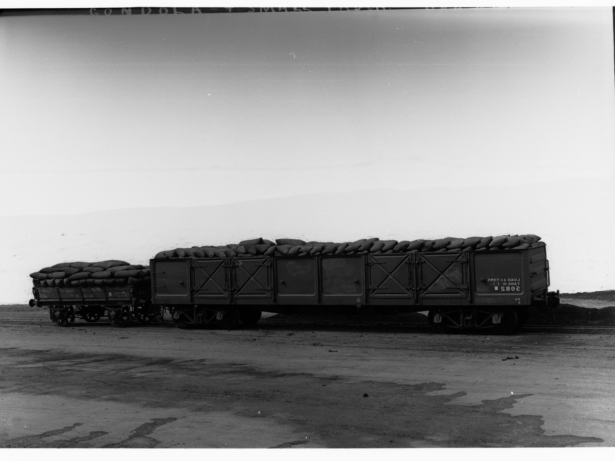 Loaded gondola truck compared with old tyre truck
