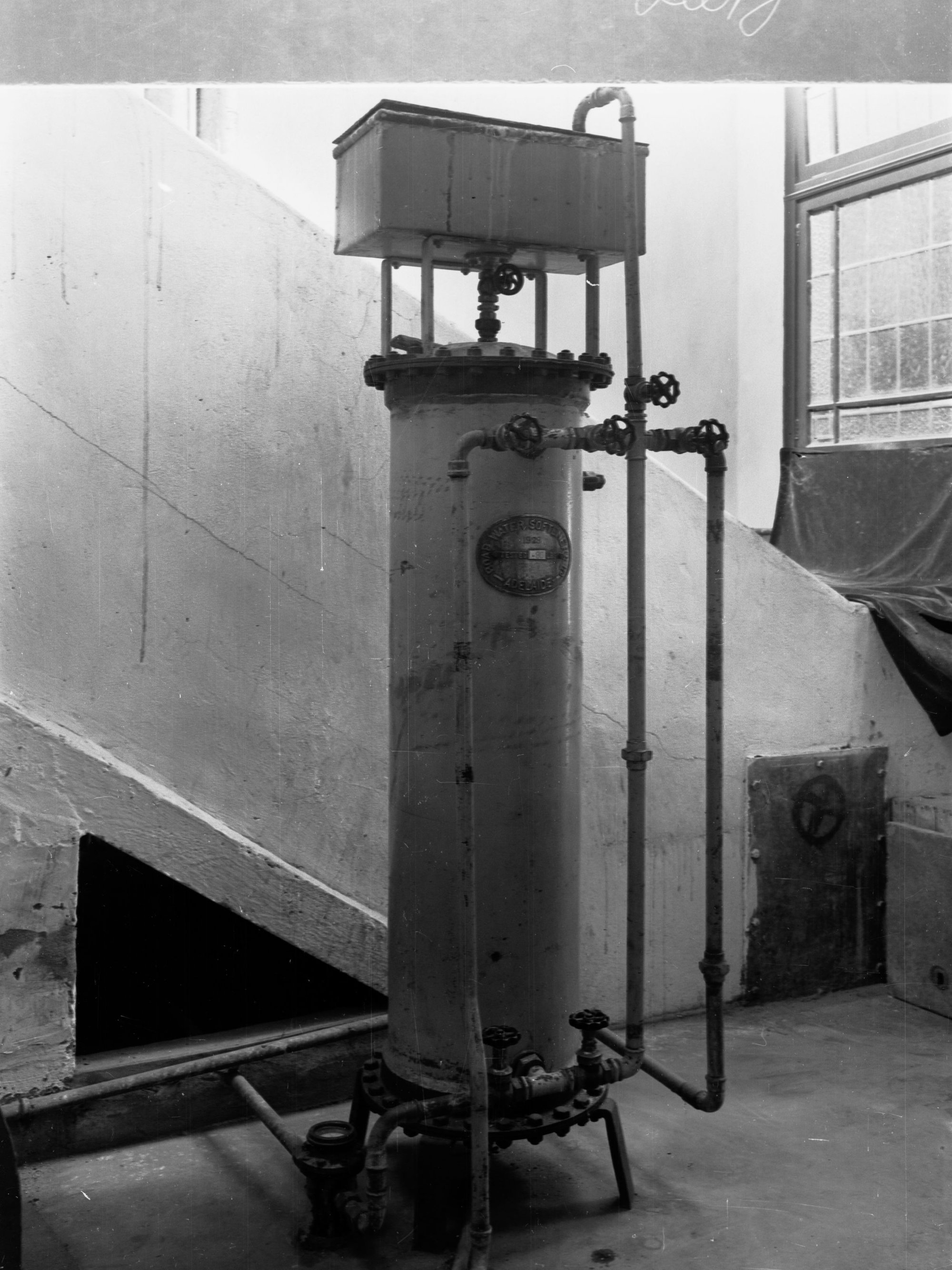 Water Softener at Adelaide Railway Station
