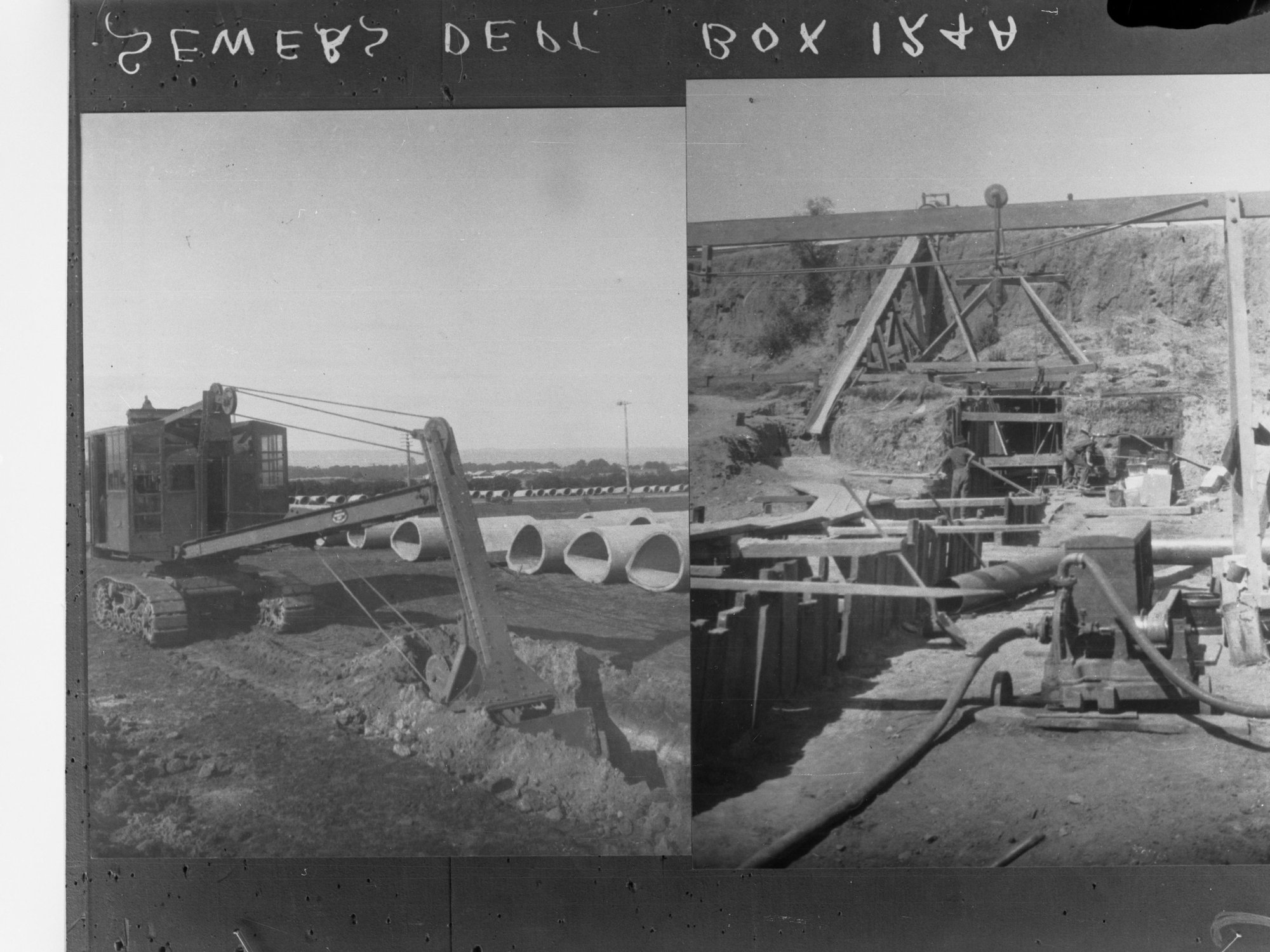 Sewerage Works at Dry Creek