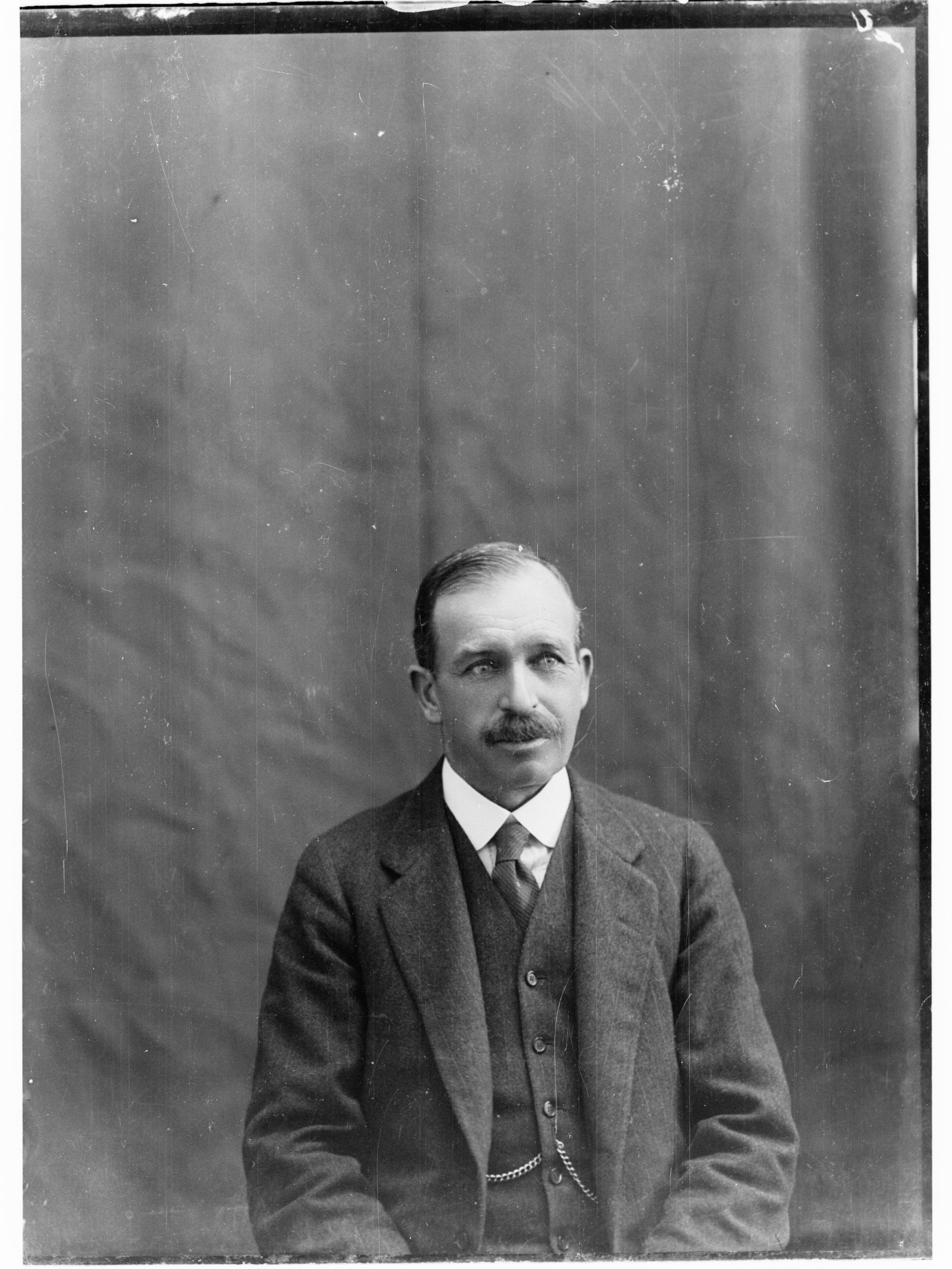 Portrait of unidentified man