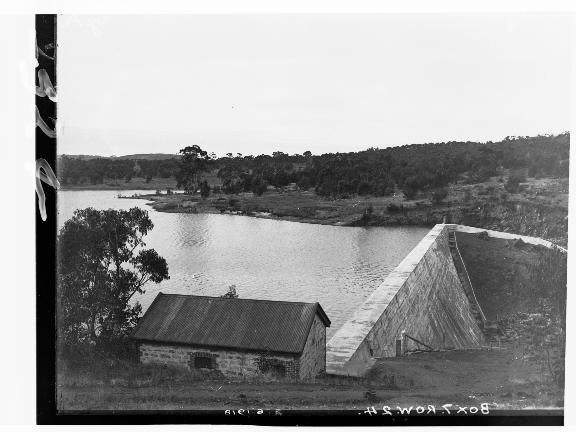 Millbrook Reservoir - viewed from hill behind valve house