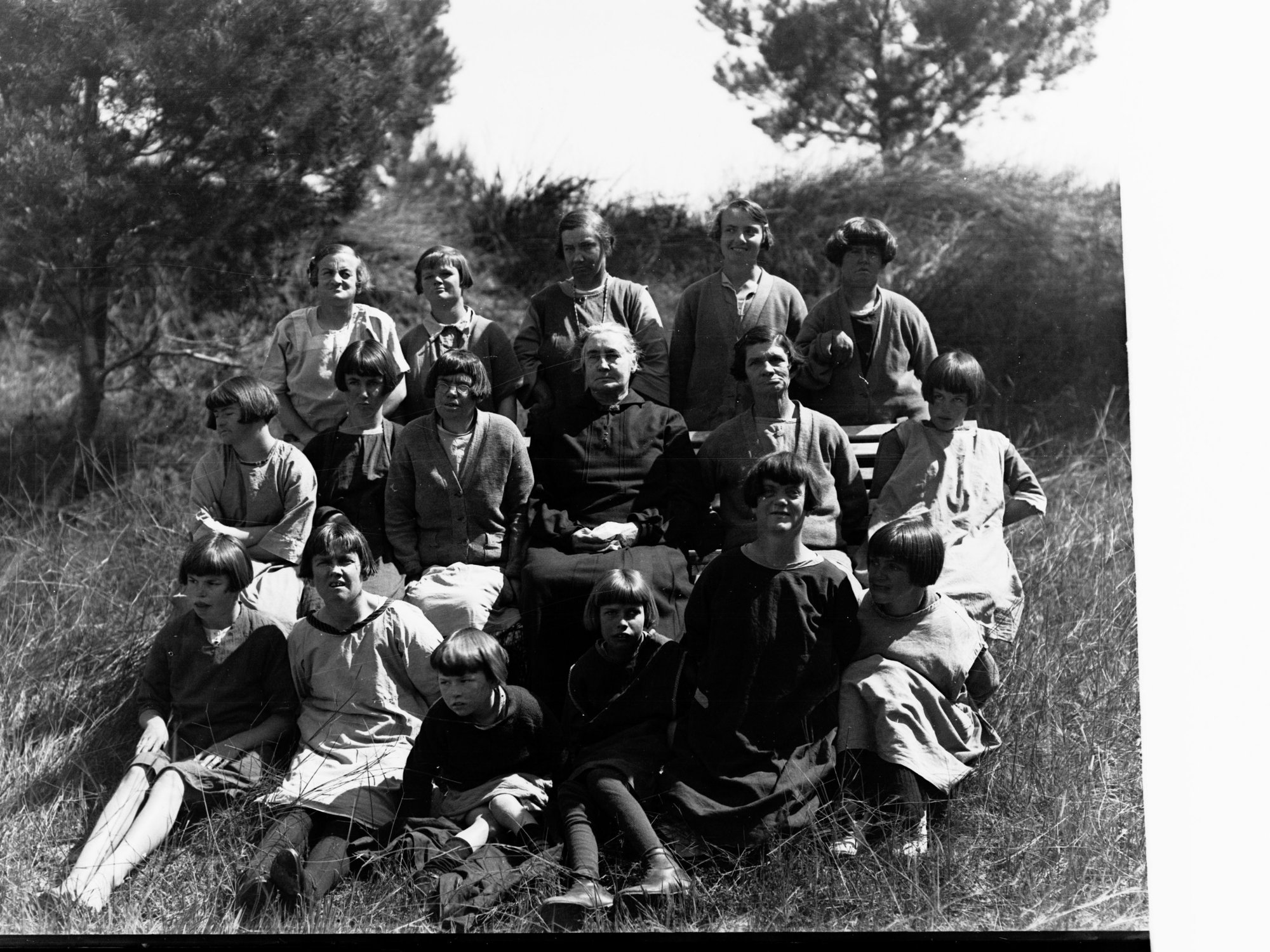 Girls and women residents, Minda Home, Brighton, 1932