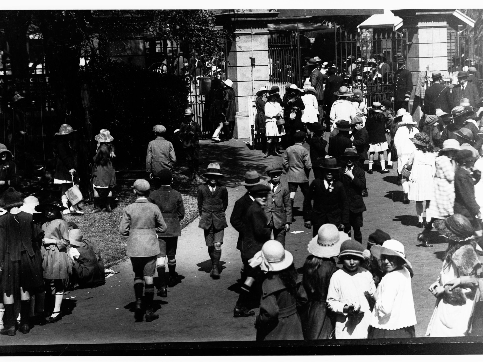 Children at the Royal Adelaide Show Exhibition Building, North Terrace