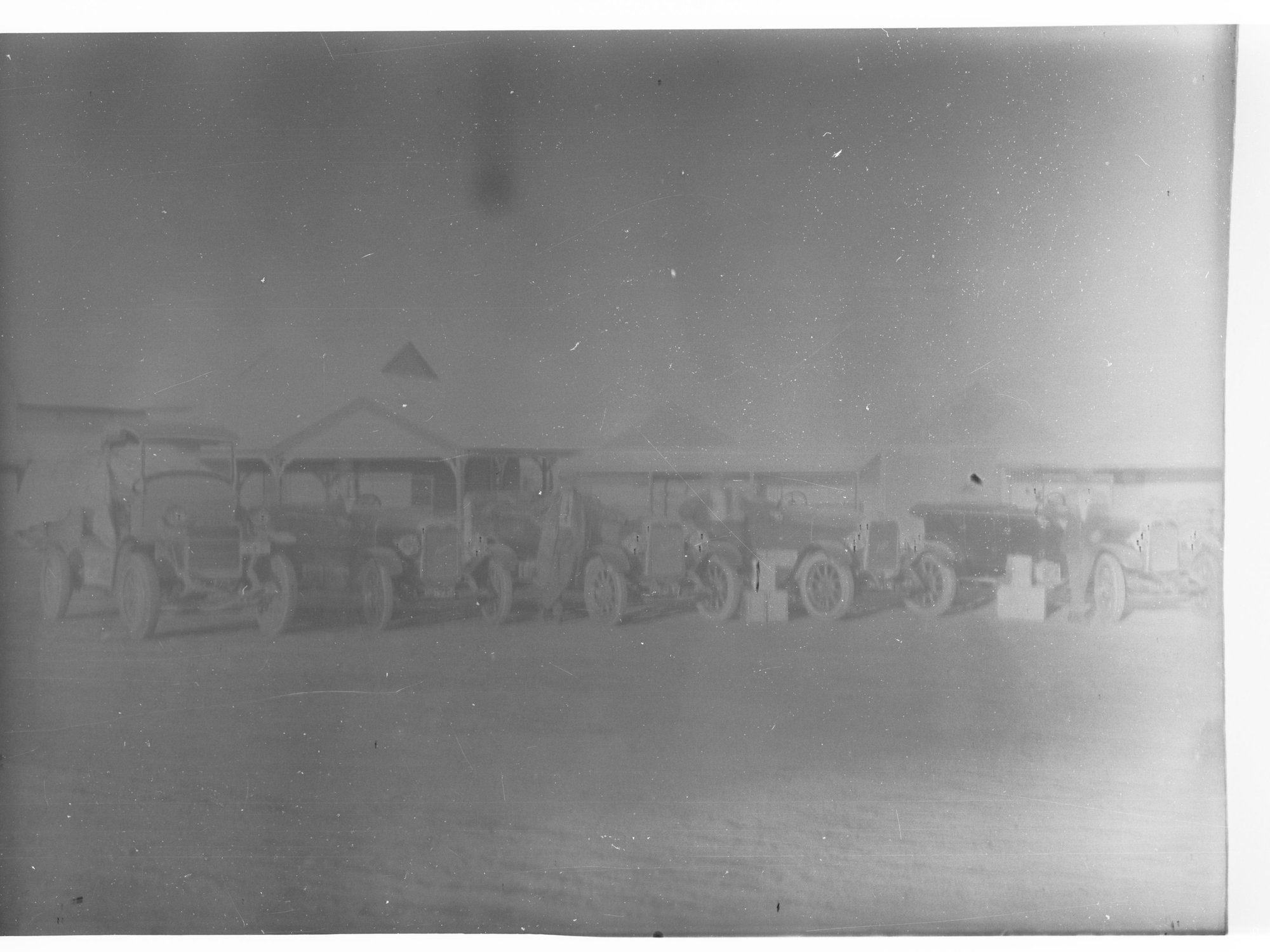 Parliamentary party on tour of Far North in Austin cars (government cars)
