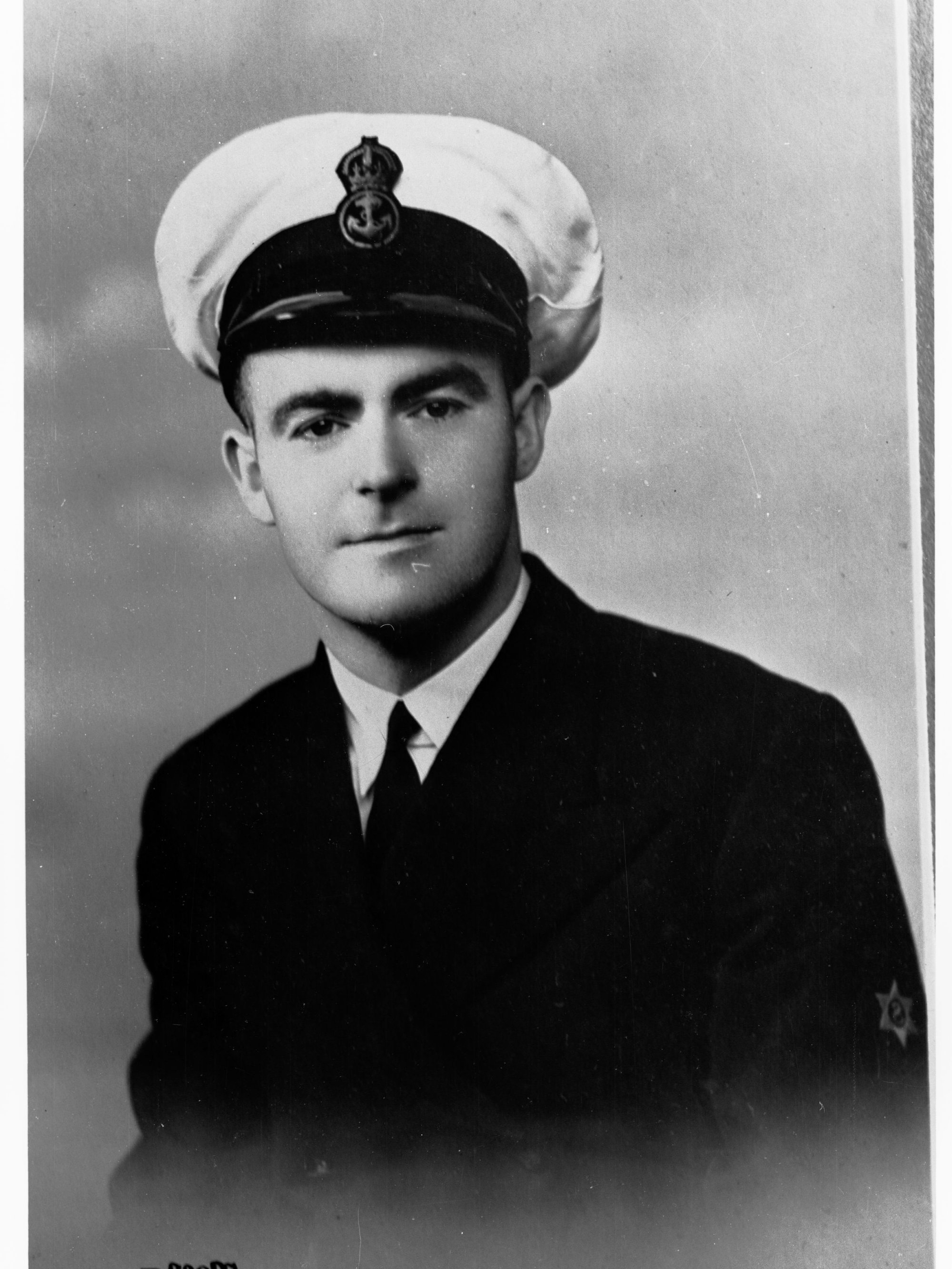 Portrait of man enlisted in Royal Australian Navy - photo copied for Roll of Honour