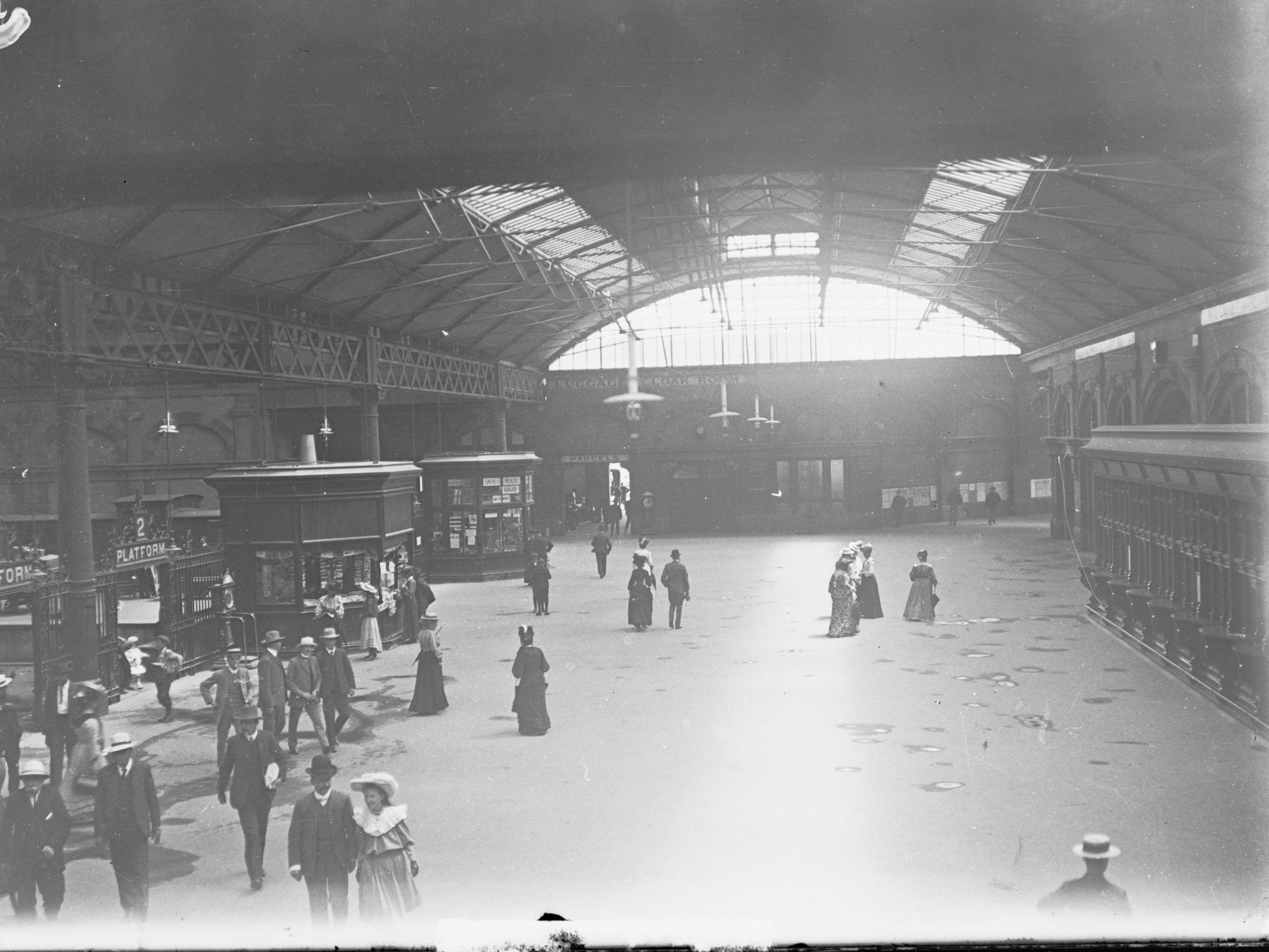 Adelaide Railway Station in the late 1800s