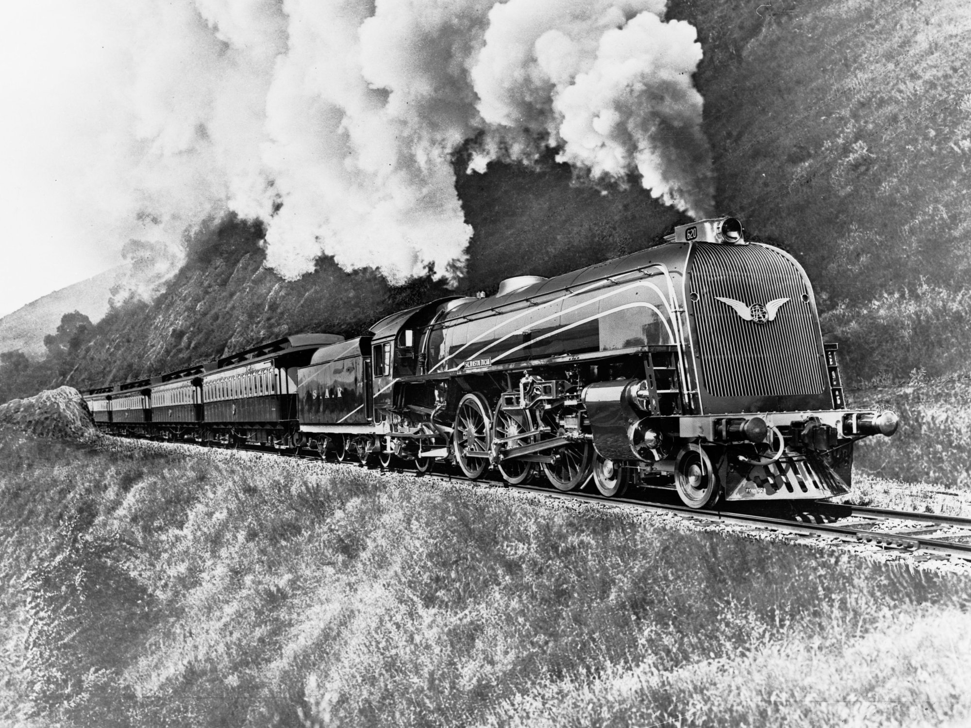 Centenary Train in Hills