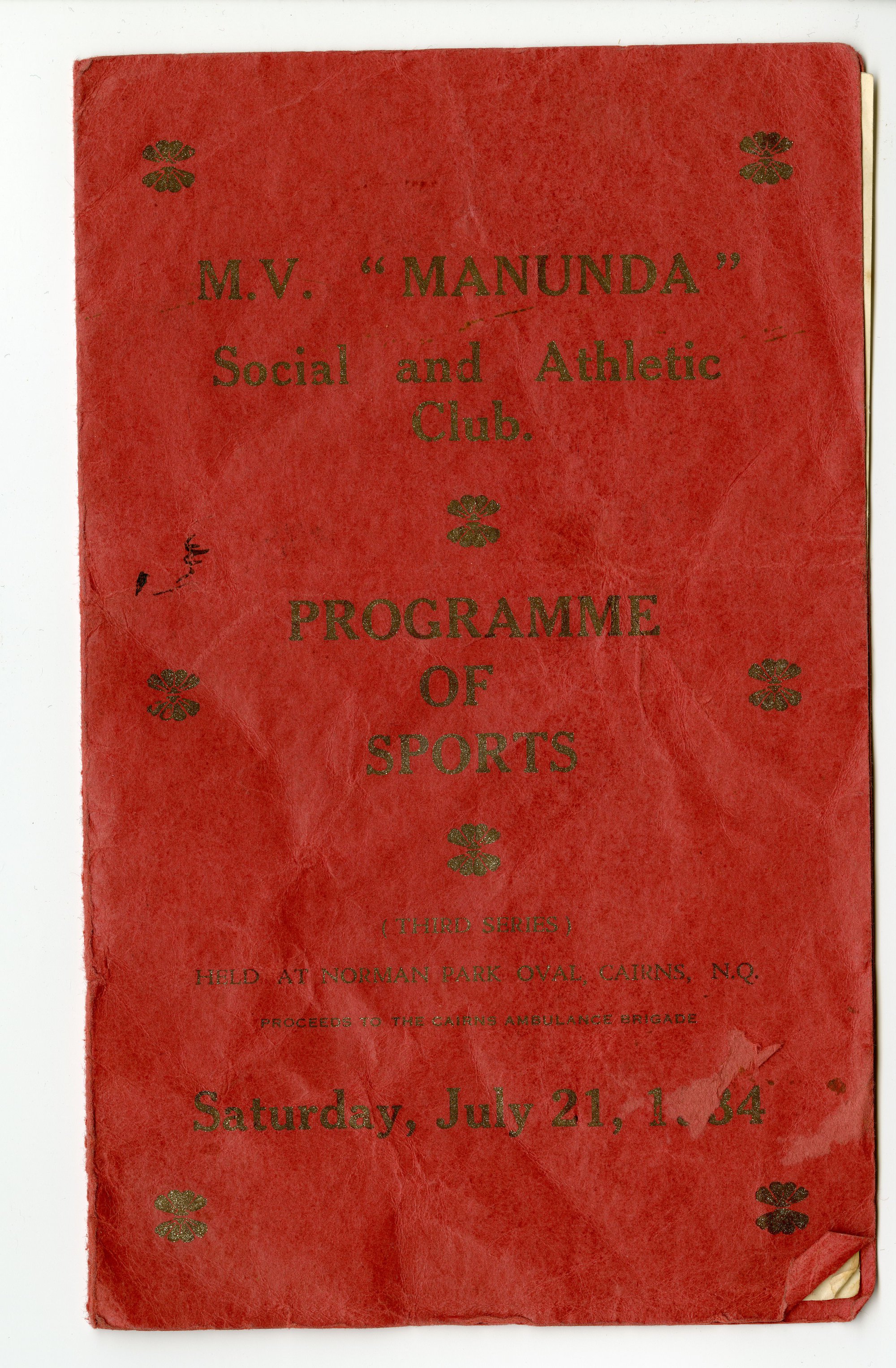 Sports Programme from M.V. Manunda