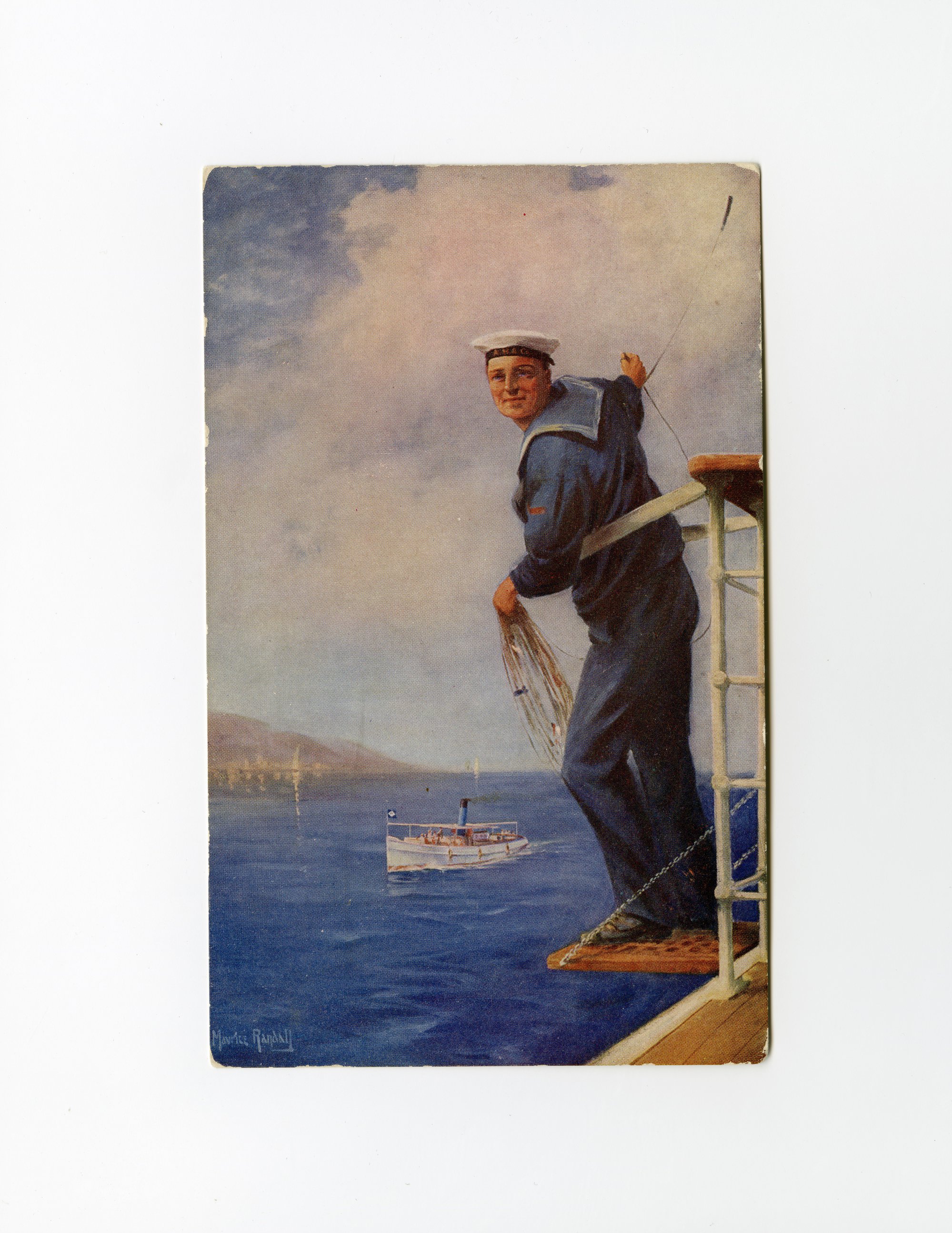 Blue Funnel Line Sailor Postcard