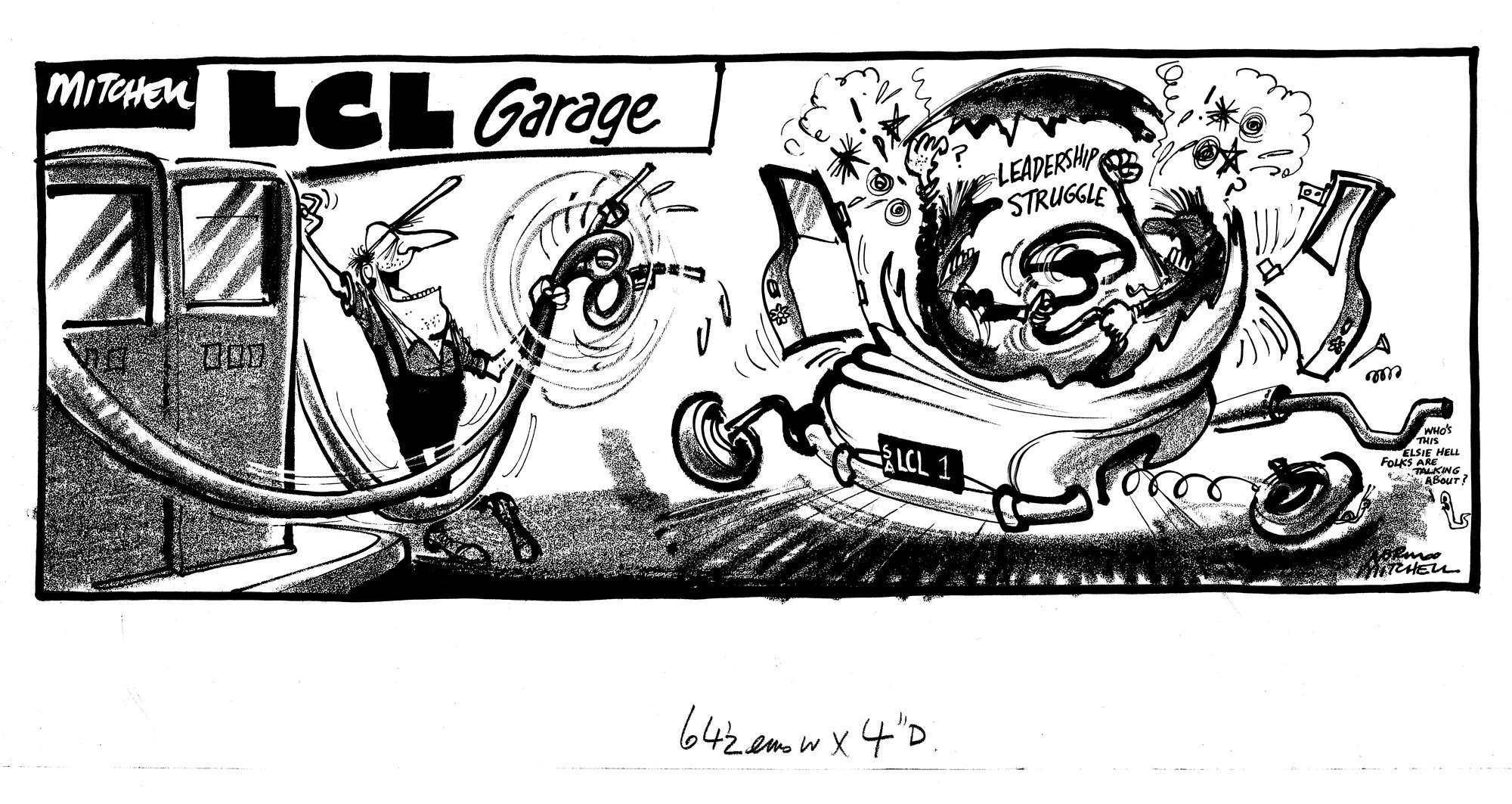 Cartoon - "LCL Garage"