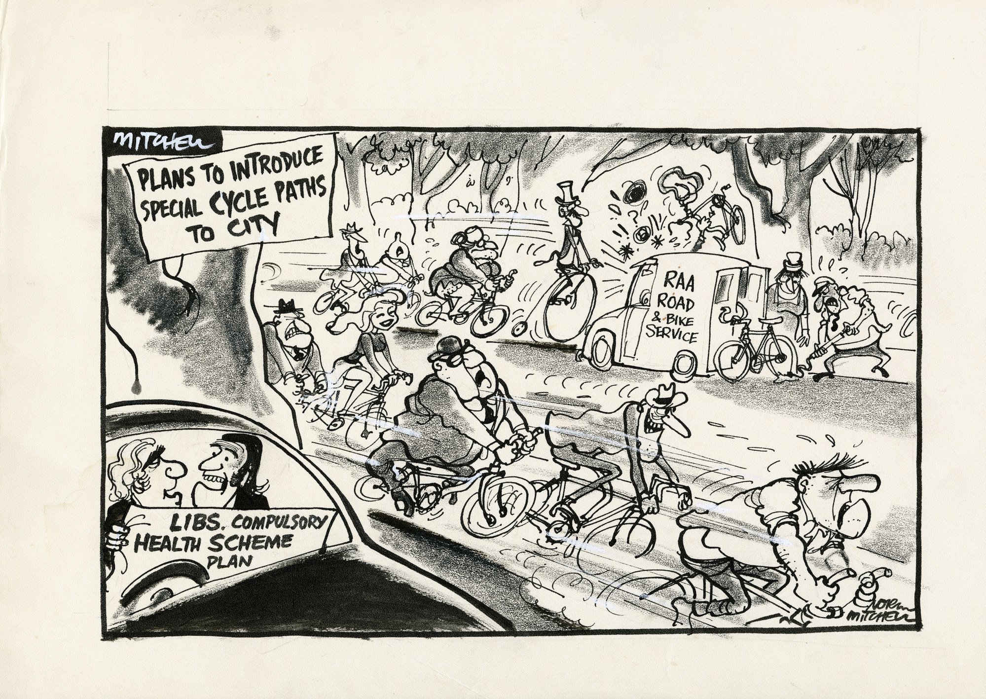 Cartoons - "Cycle Paths"