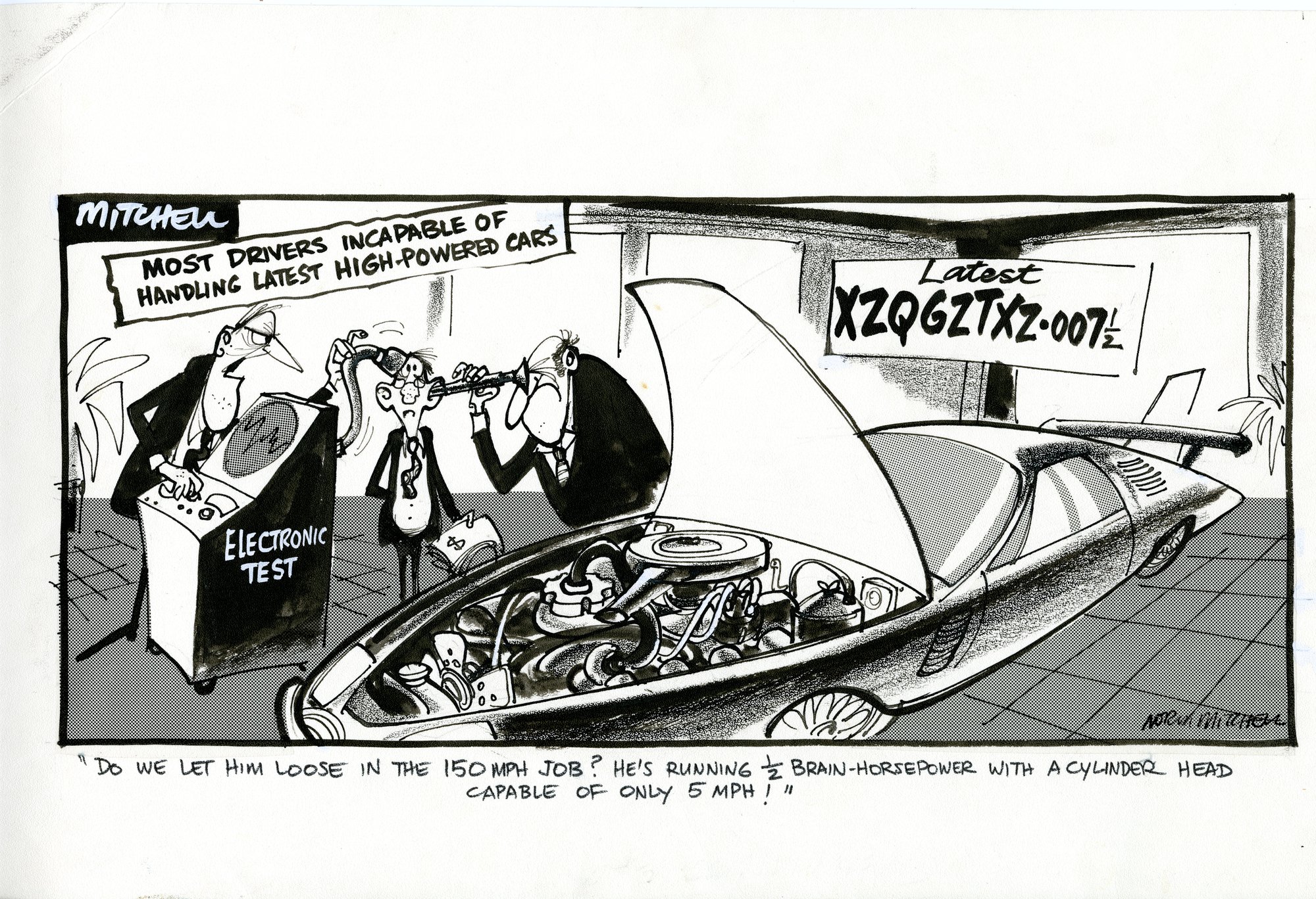 Cartoon - High powered cars