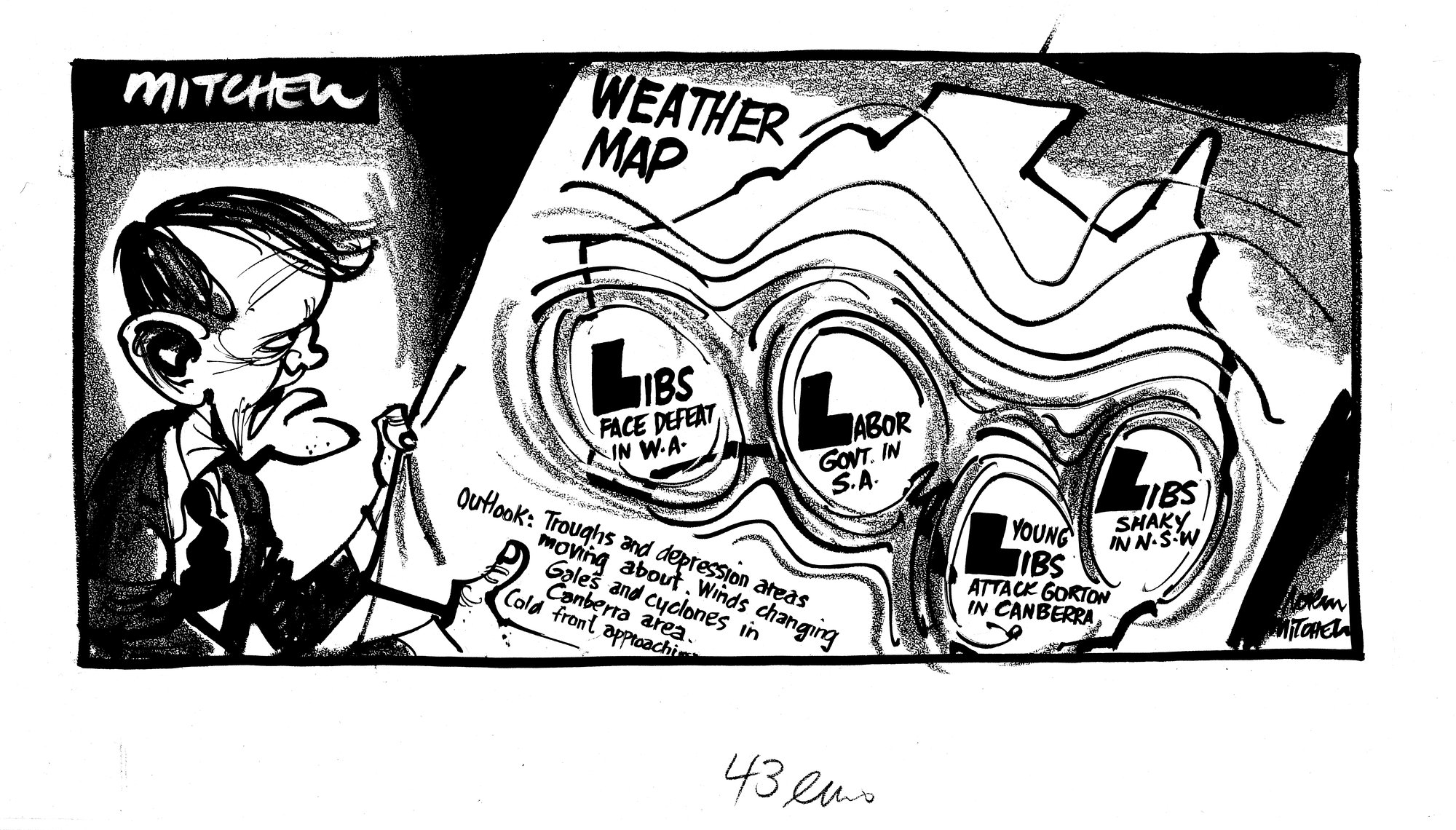 Cartoon - 'Weather Map'