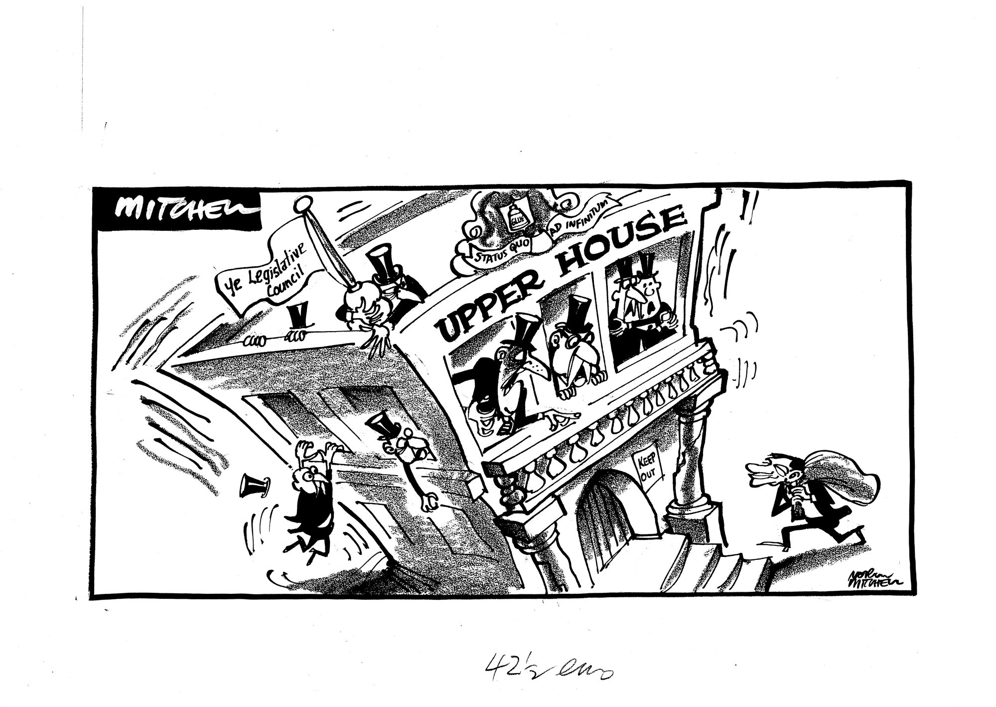 Cartoon - Upper House