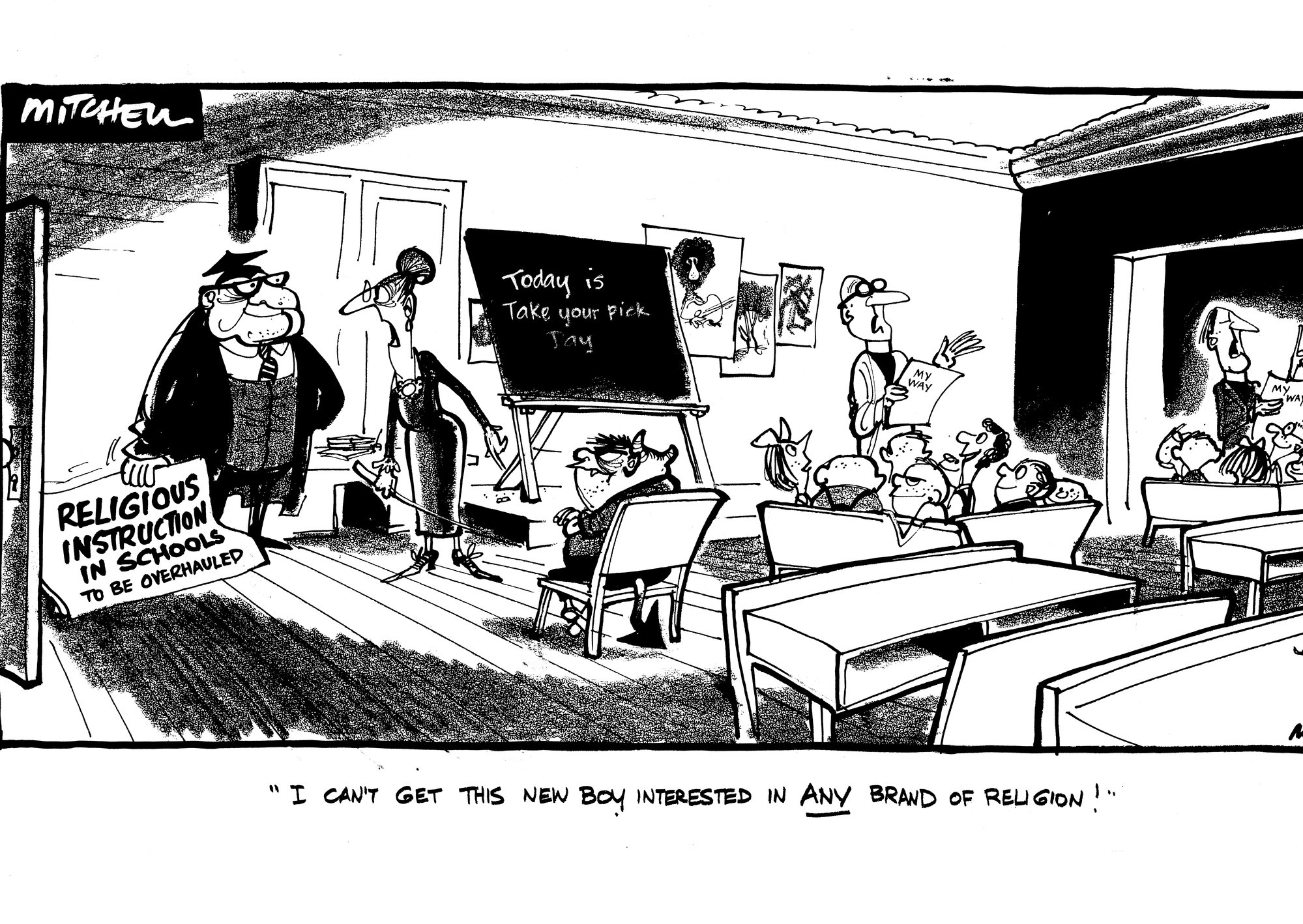 Cartoon - Religious education